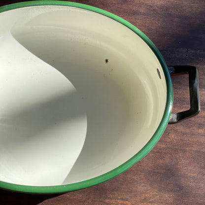 Grote Emaille Ovale Schaal - The Collectionist