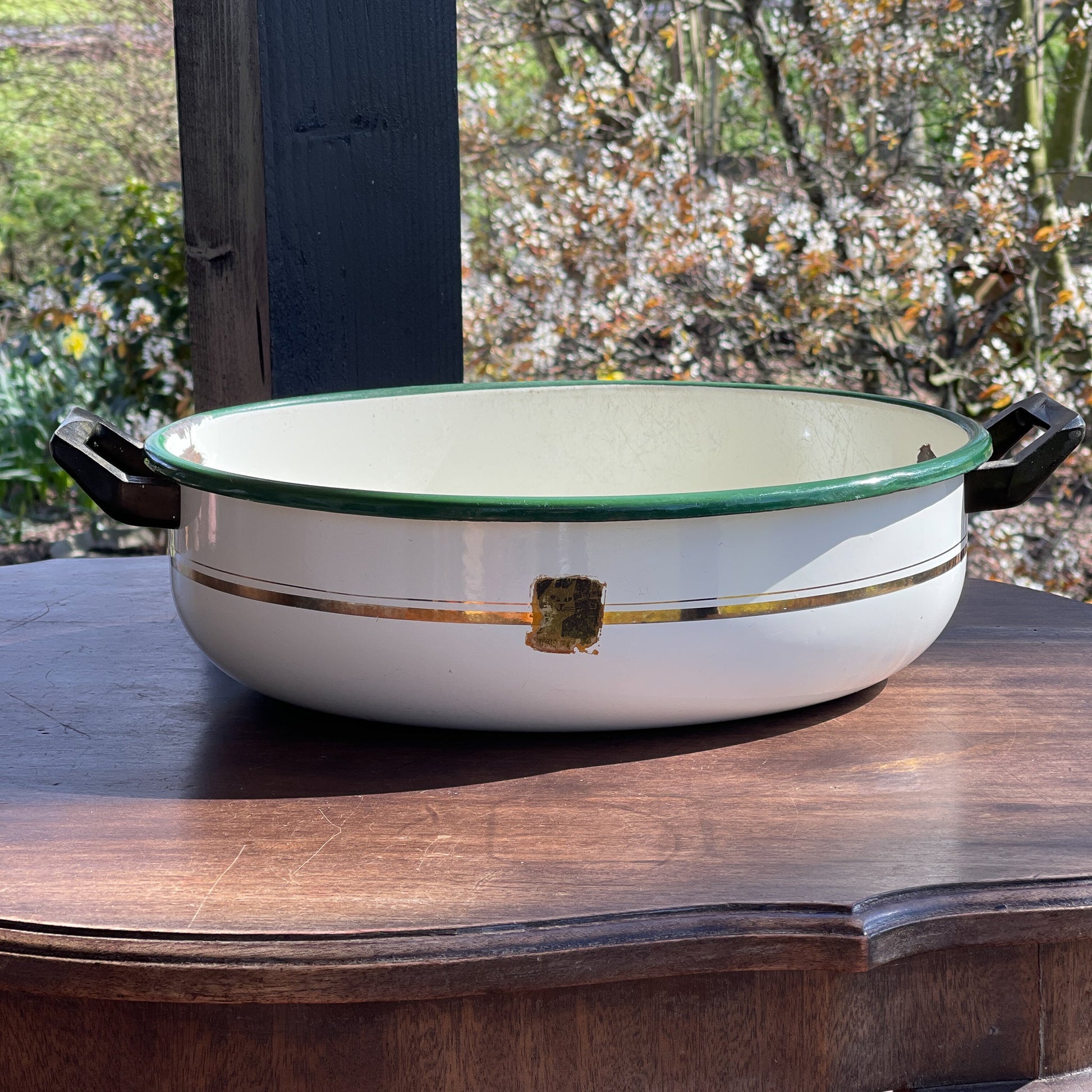 Grote Emaille Ovale Schaal - The Collectionist