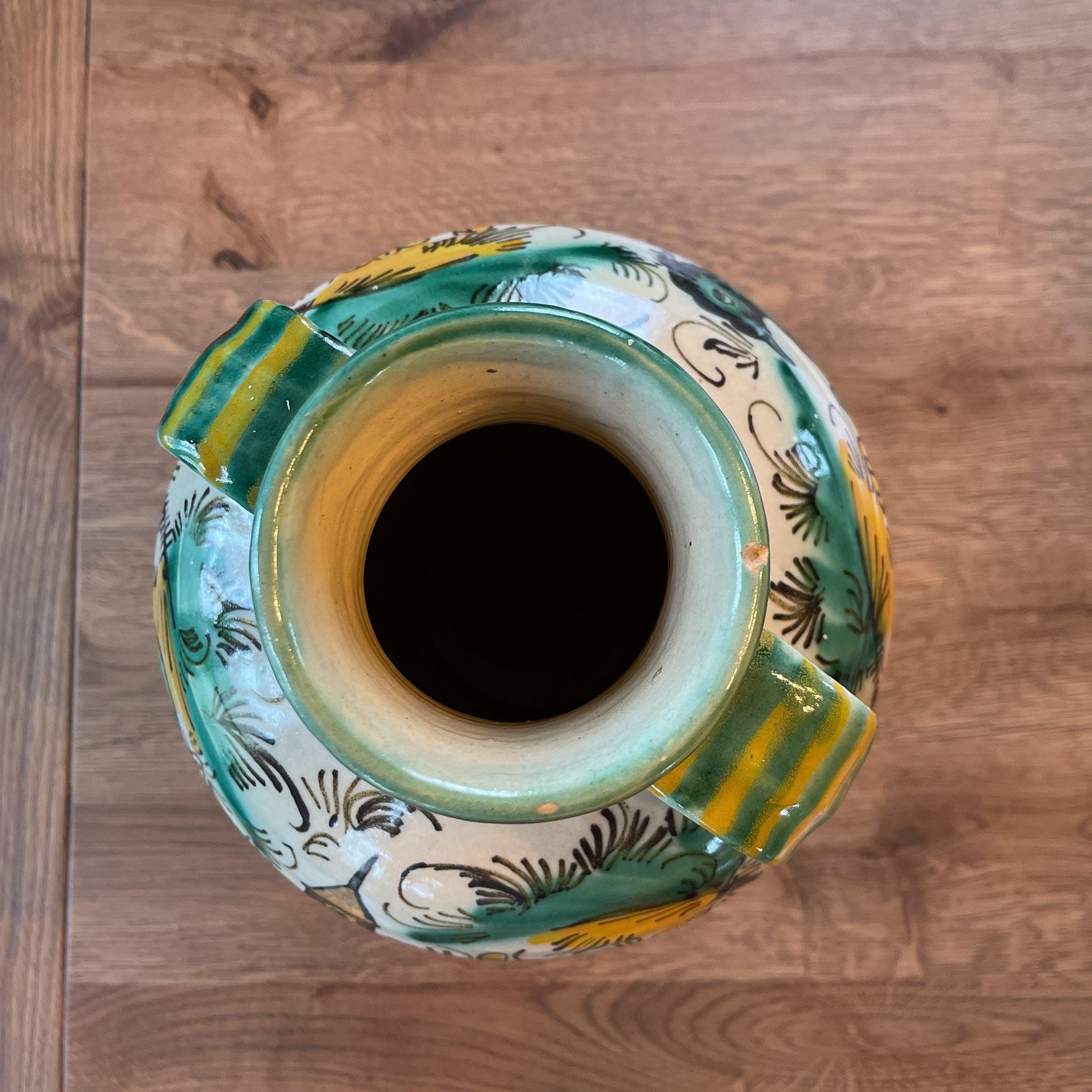 Grote handgeschilderde kruik of vaas - Bamestra Curiosa