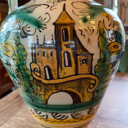 Grote handgeschilderde kruik of vaas - Bamestra Curiosa