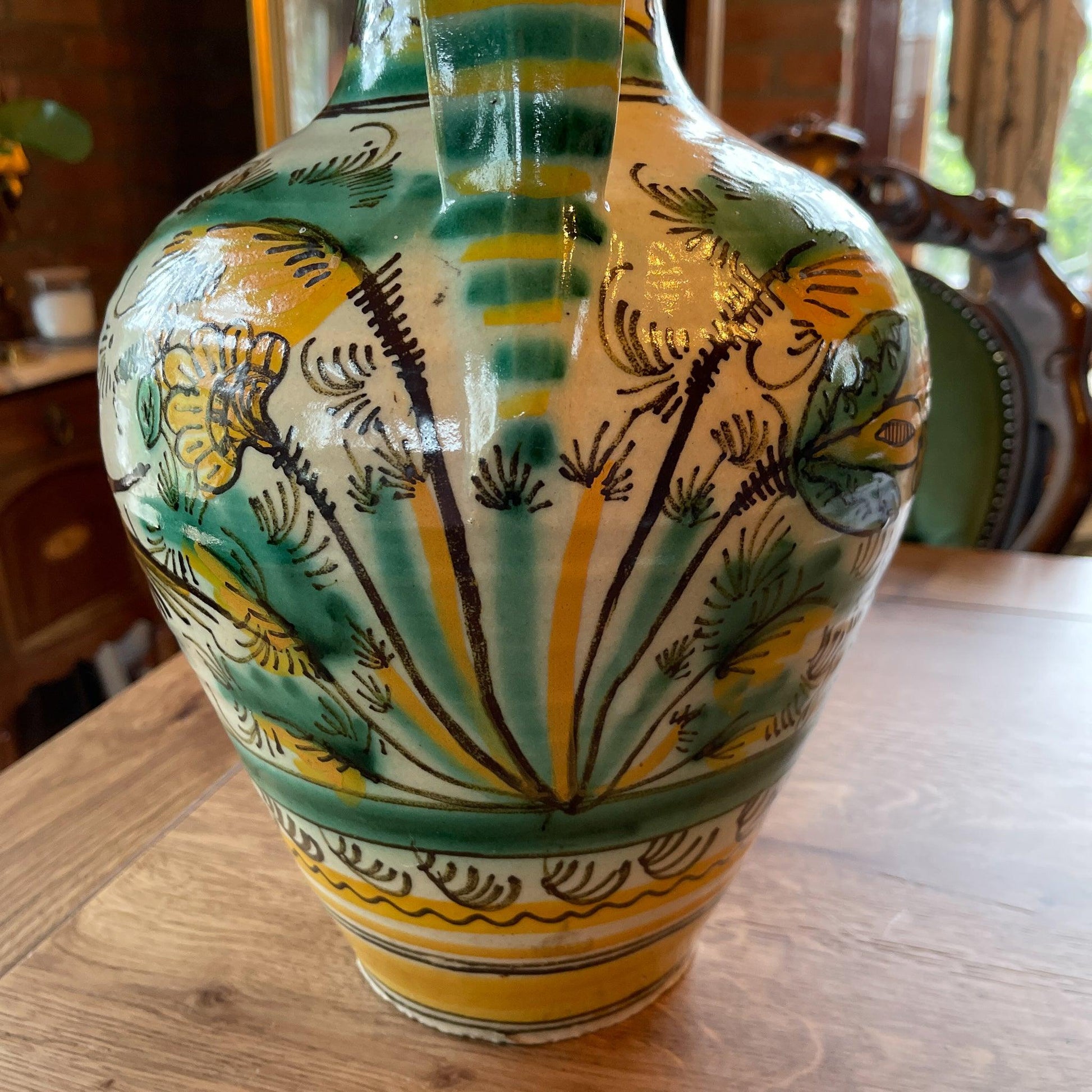 Grote handgeschilderde kruik of vaas - Bamestra Curiosa