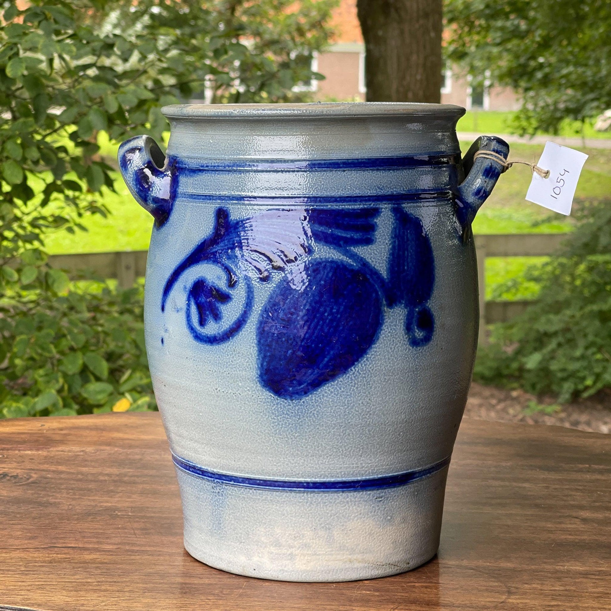 Grote Keuls aardewerk voorraadpot / vaas / bloempot - Bamestra Curiosa