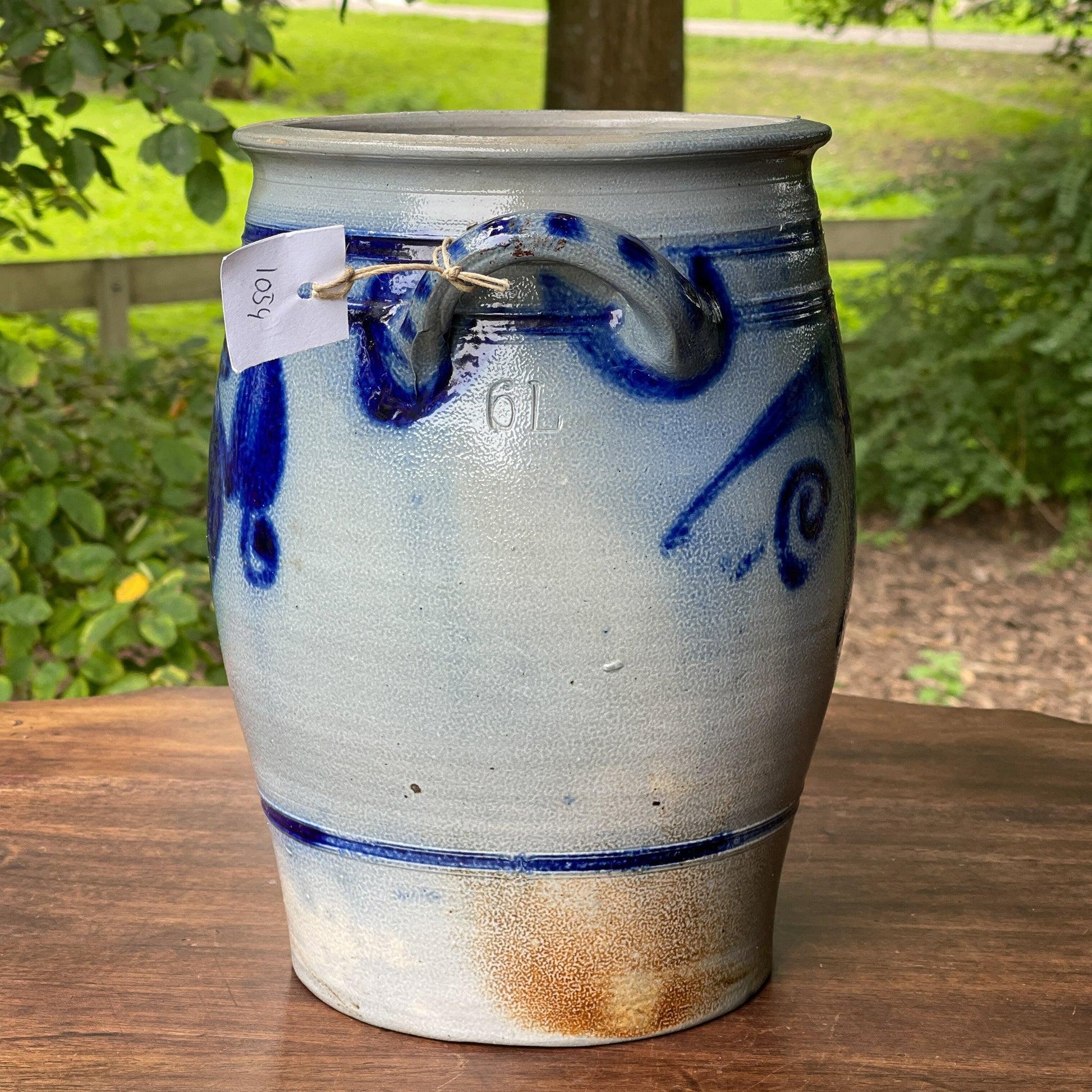 Grote Keuls aardewerk voorraadpot / vaas / bloempot - Bamestra Curiosa