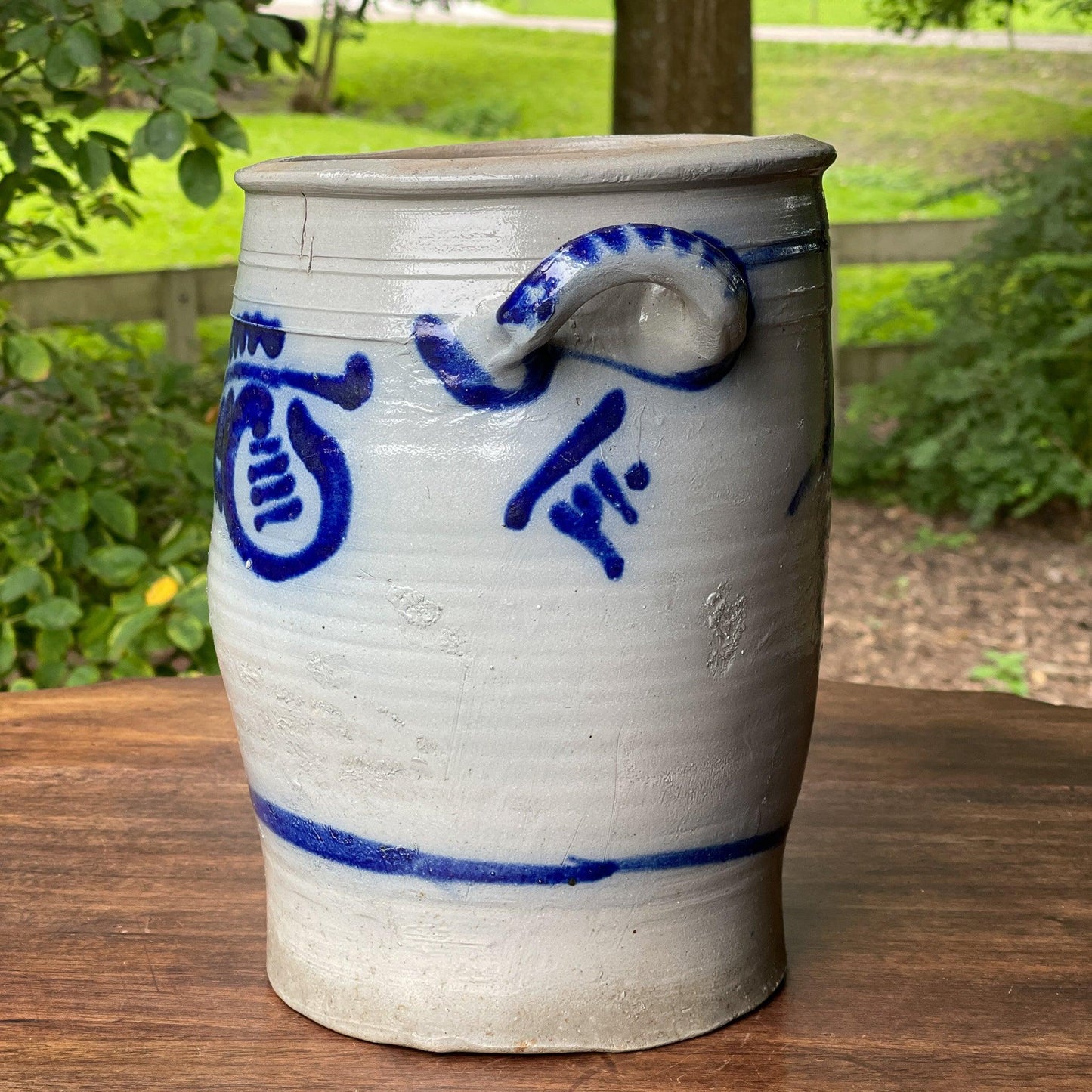 Grote Keulse aardewerk pot / bloempot - Bamestra Curiosa