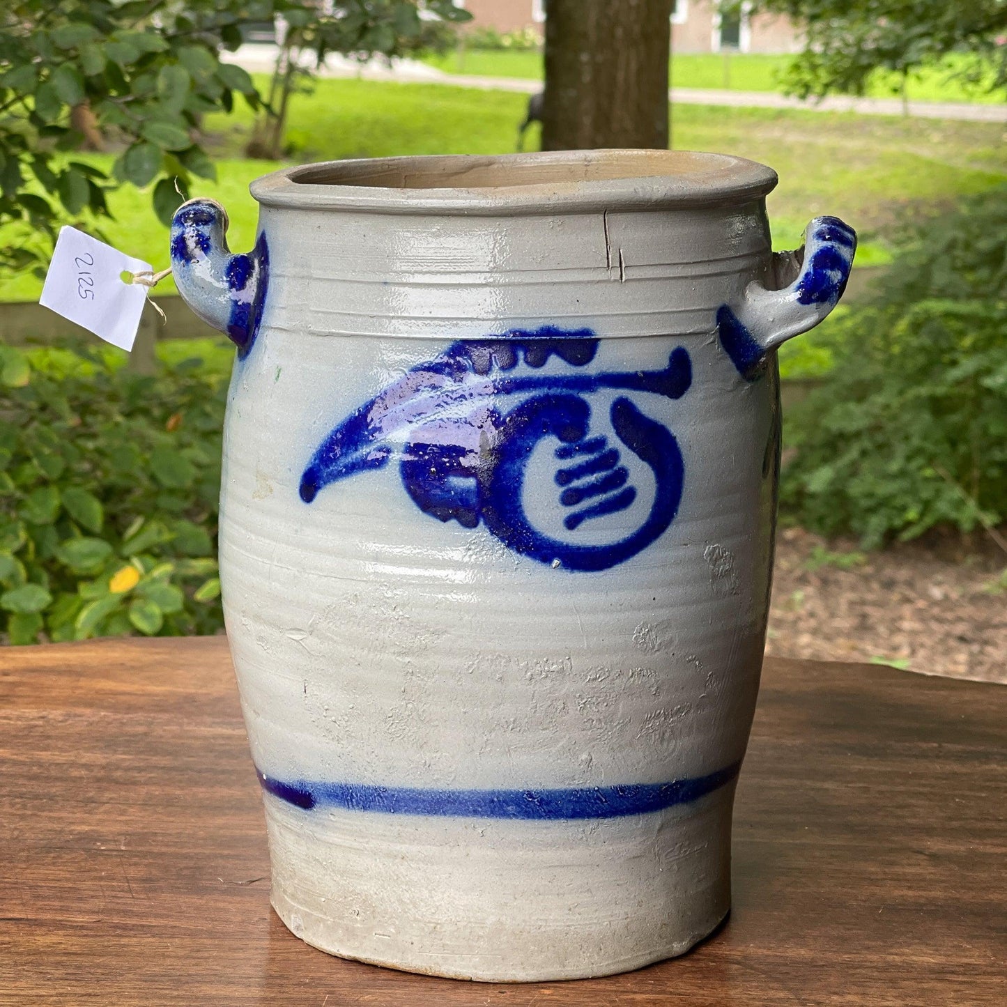 Grote Keulse aardewerk pot / bloempot - Bamestra Curiosa