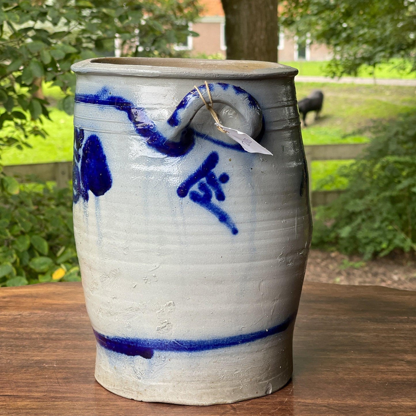 Grote Keulse aardewerk pot / bloempot - Bamestra Curiosa