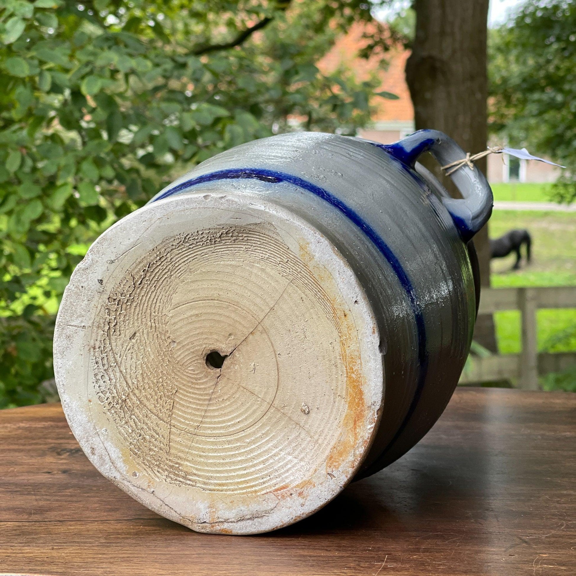 Grote Keulse aardewerk pot / bloempot - Bamestra Curiosa