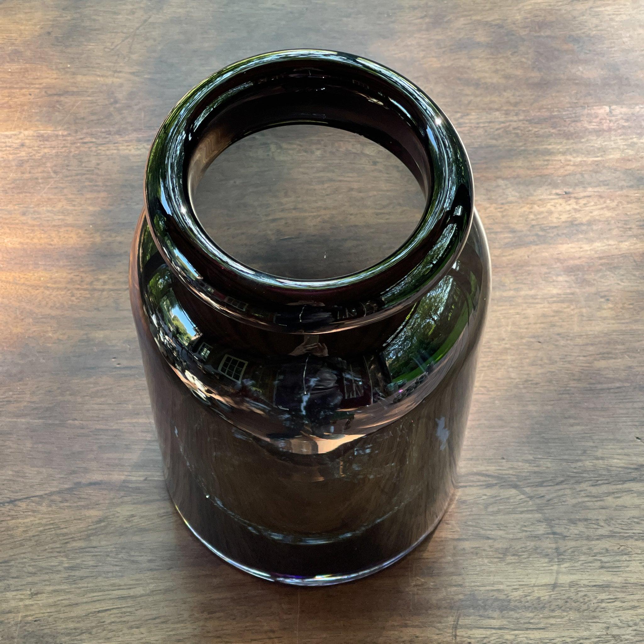 Grote vaas van donker glas - The Collectionist
