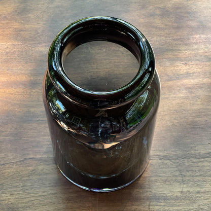 Grote vaas van donker glas - Bamestra Curiosa