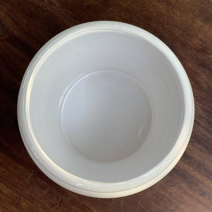 Grote witte porseleinen bloempot - Bamestra Curiosa