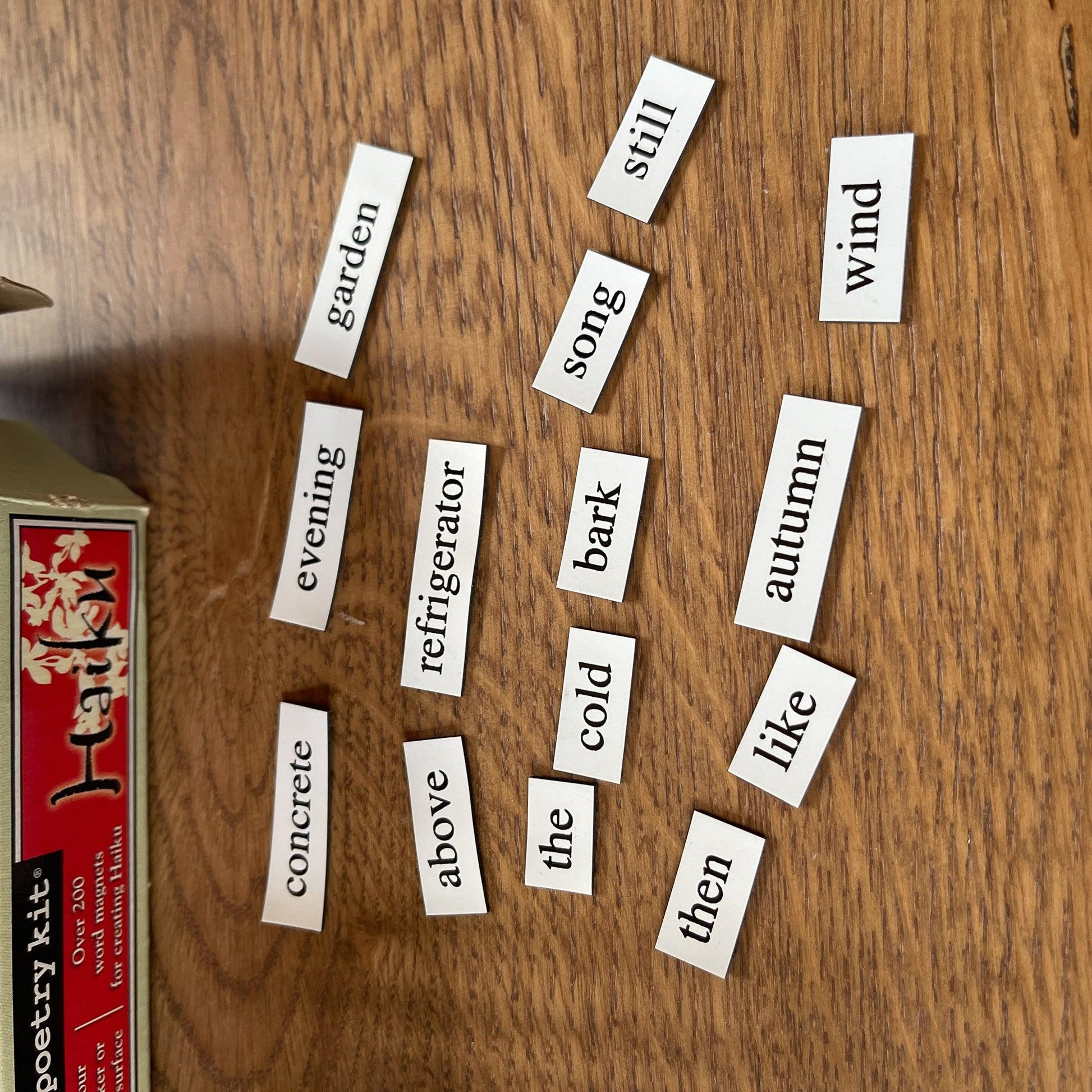 Haiku Magnetic Poetry Kit - Bamestra Curiosa