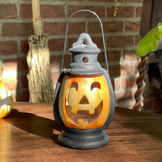 Halloween pompoen theelichtje - Bamestra Curiosa