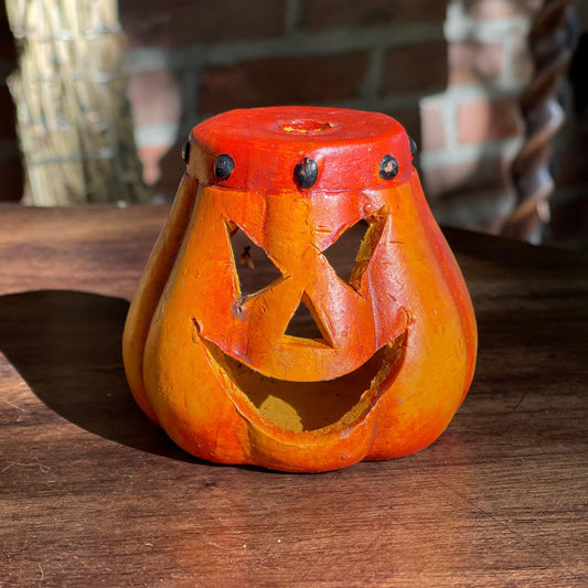 Halloween pompoen theelichtje - Bamestra Curiosa