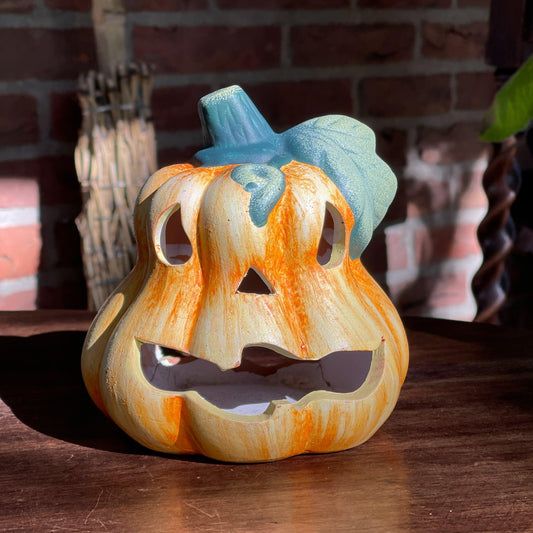 Halloween pompoen theelichtje - Bamestra Curiosa