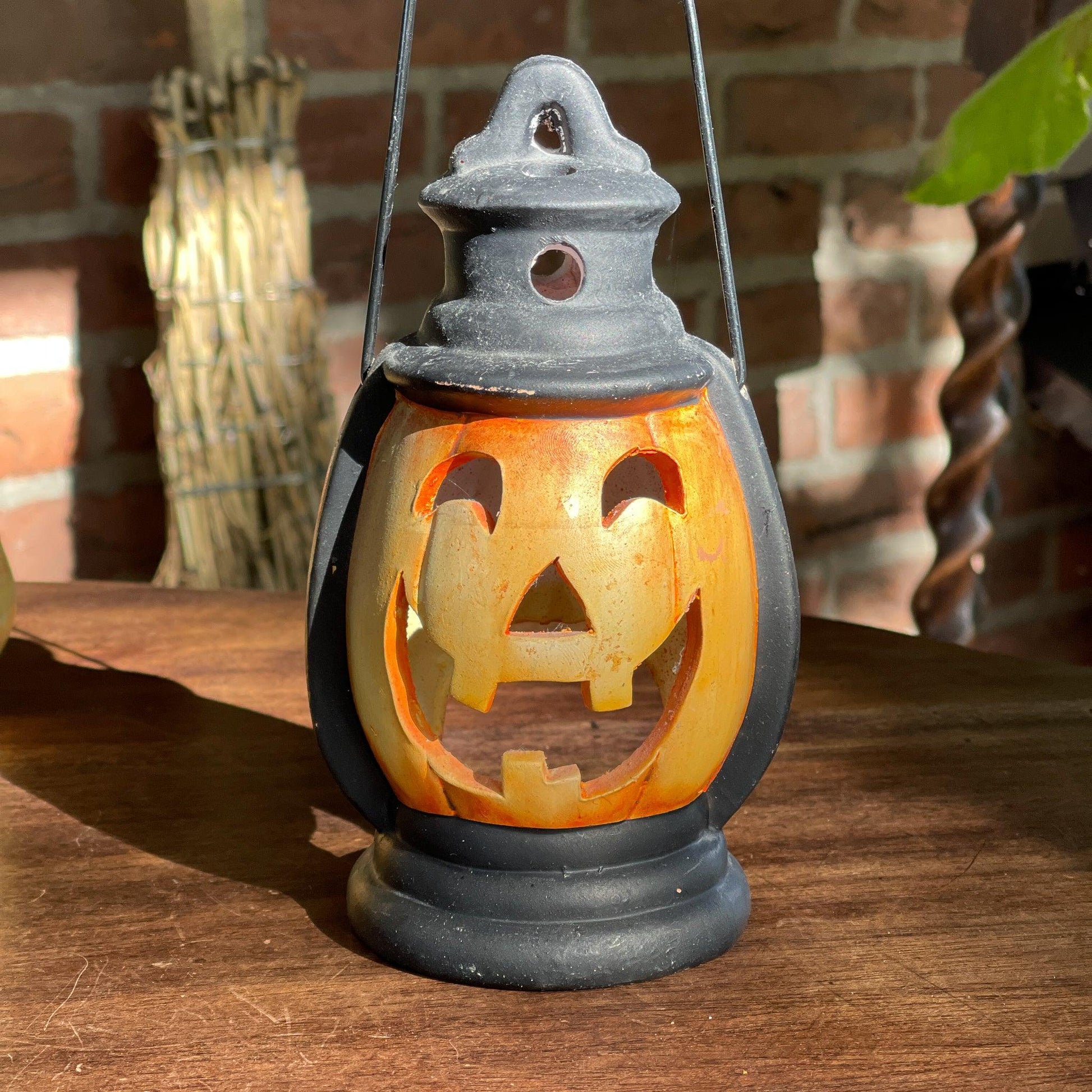 Halloween pompoen theelichtje - Bamestra Curiosa