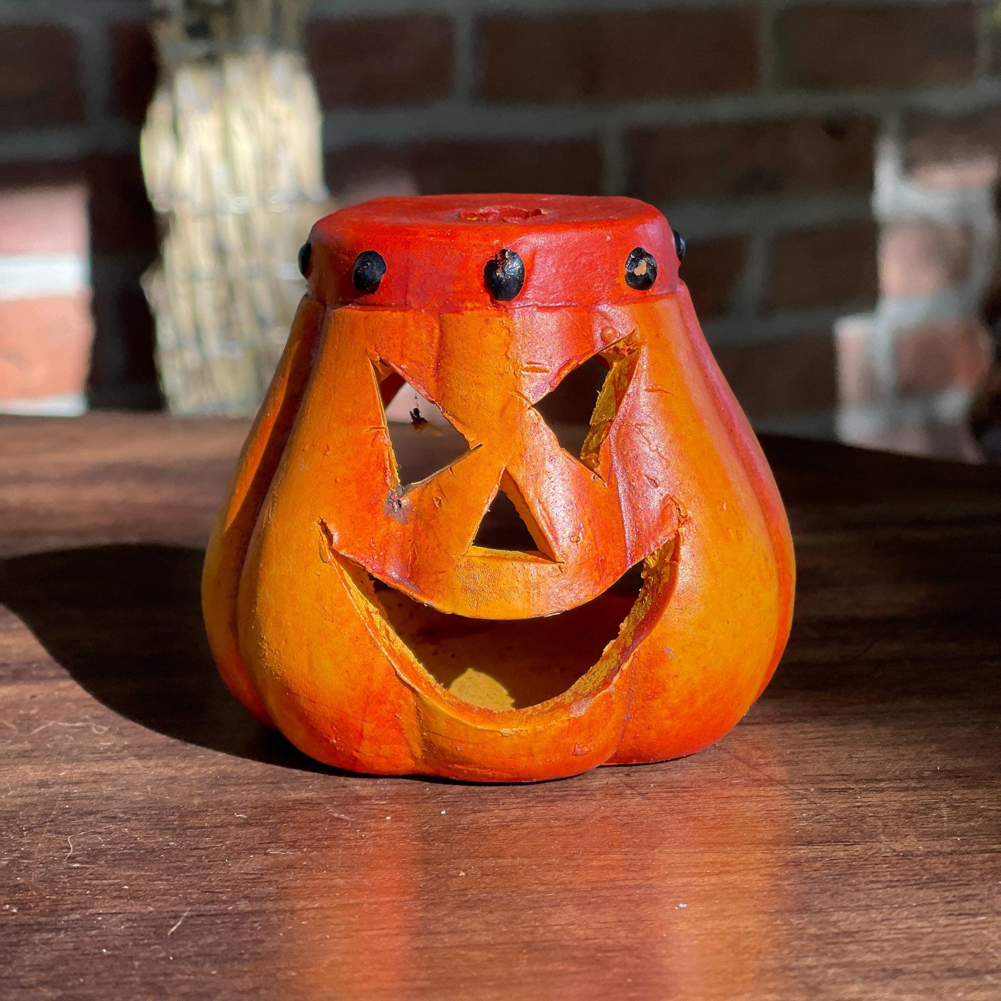 Halloween pompoen theelichtje - Bamestra Curiosa