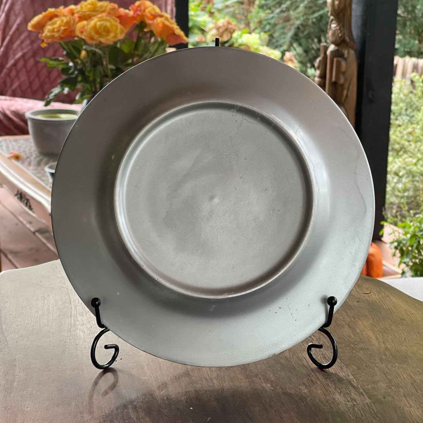 Handgeschilderd bord met een Artisjok - Bamestra Curiosa