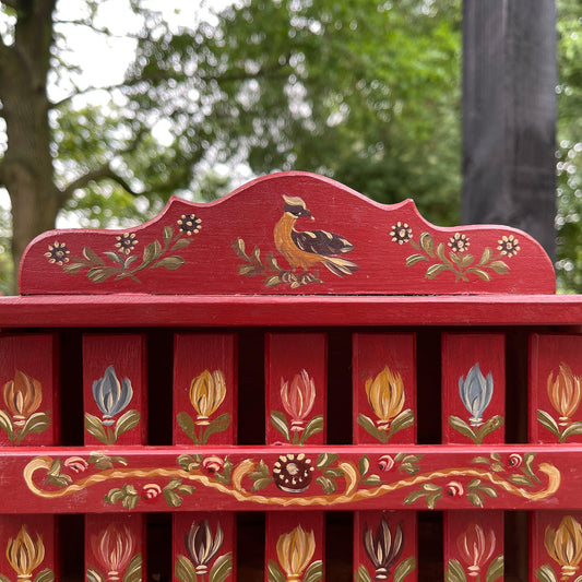 Handgeschilderd eierkastje - Bamestra Curiosa