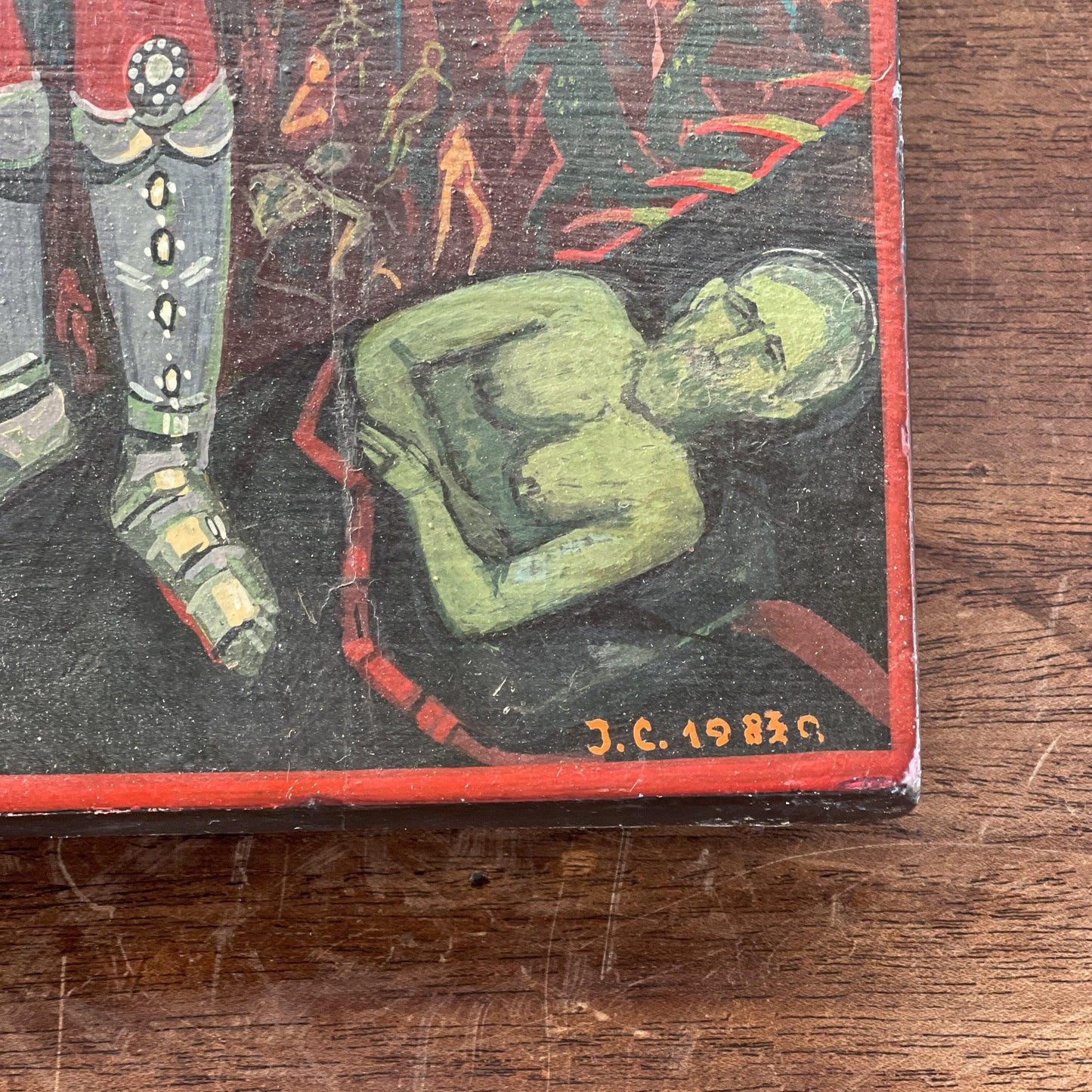 Handgeschilderd Icoon aartsengel Michaël - Bamestra Curiosa