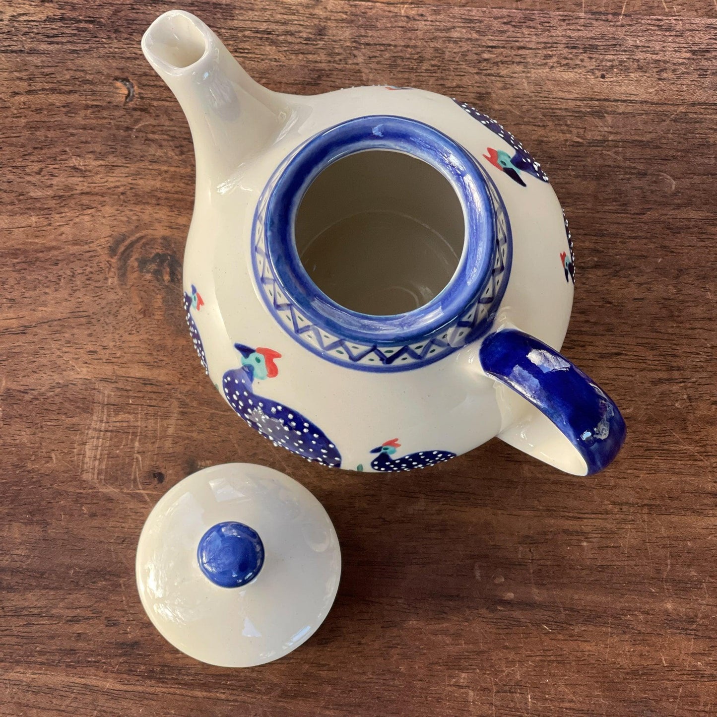 Handgeschilderd theepotje uit Zuid Afrika - The Collectionist