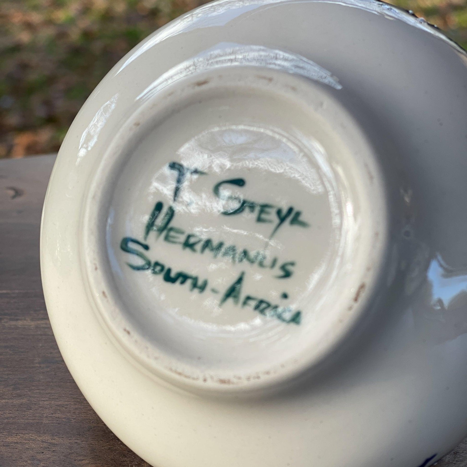 Handgeschilderd theepotje uit Zuid Afrika - The Collectionist