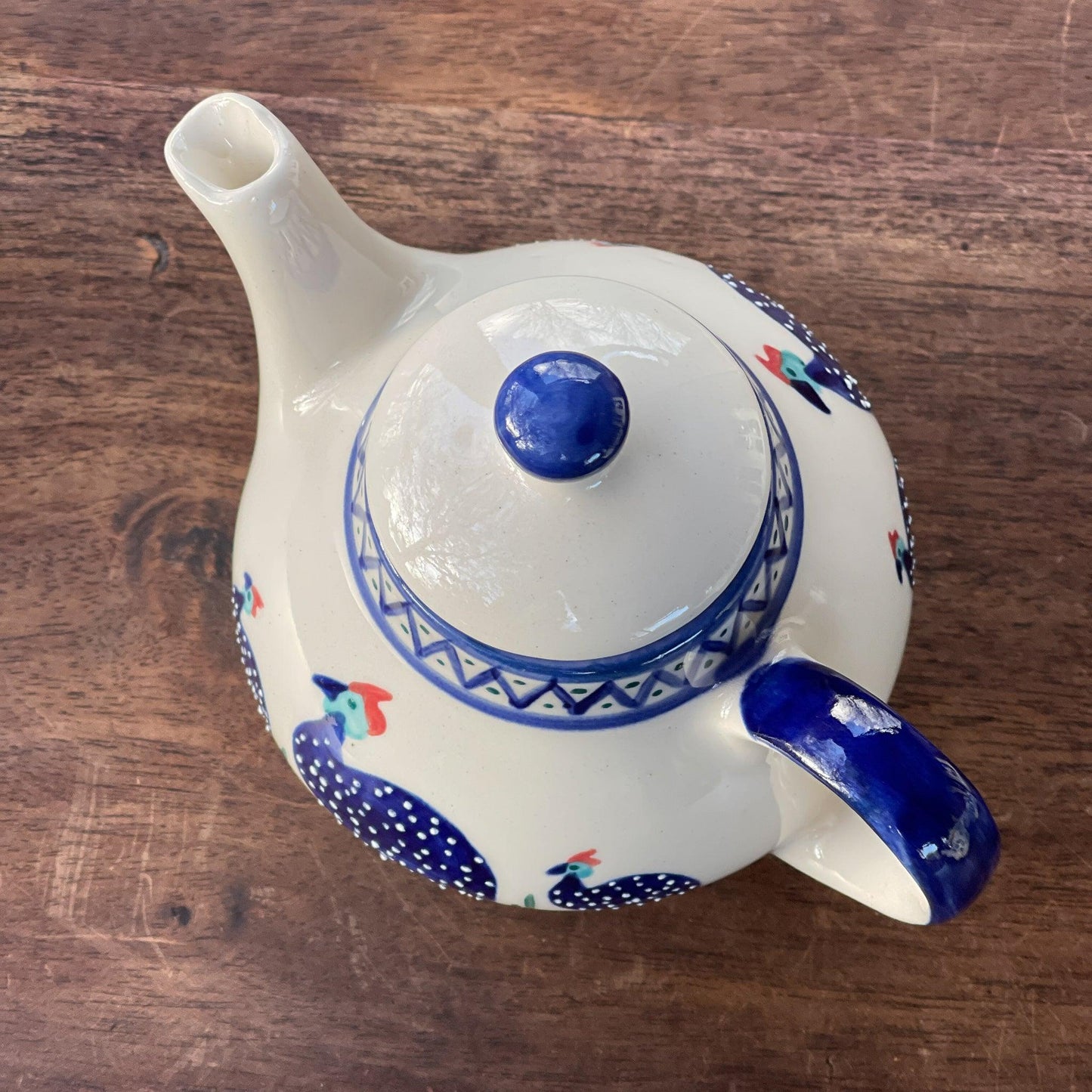 Handgeschilderd theepotje uit Zuid Afrika - The Collectionist