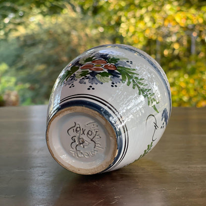 Handgeschilderd Vaasje Texel handwerk - Bamestra Curiosa