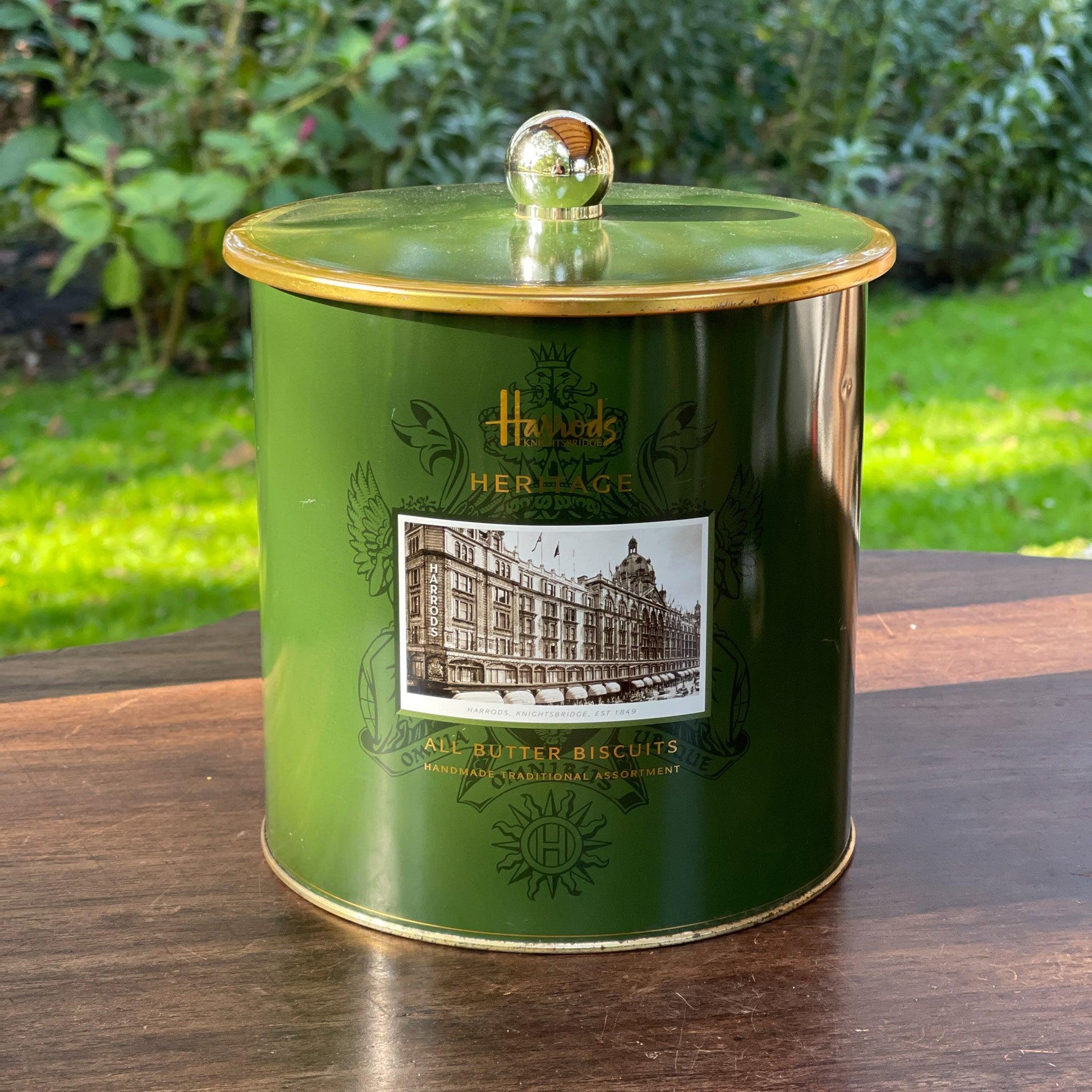 Harrods All Butter Biscuits koekblik - Bamestra Curiosa