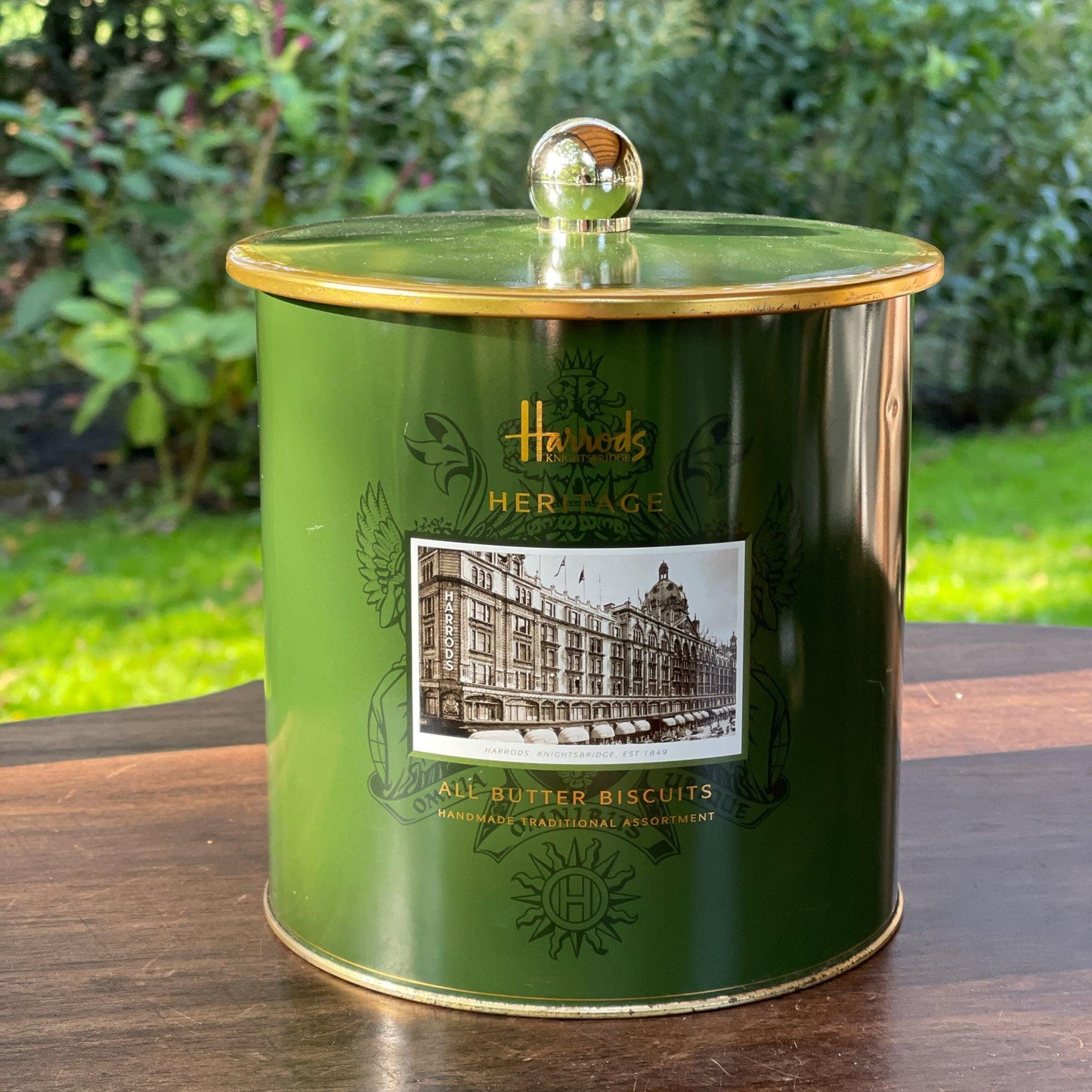 Harrods All Butter Biscuits koekblik - Bamestra Curiosa