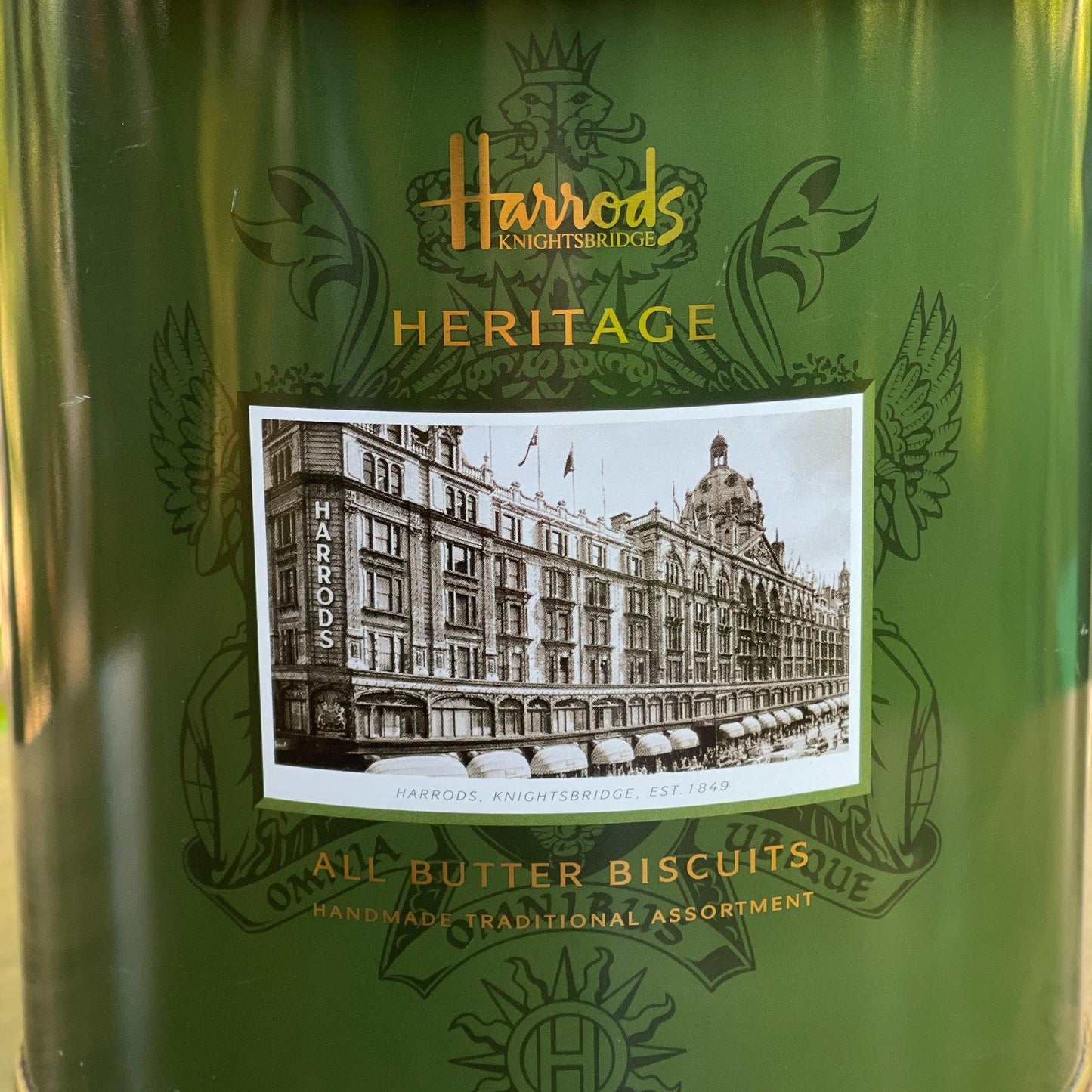 Harrods All Butter Biscuits koekblik - Bamestra Curiosa