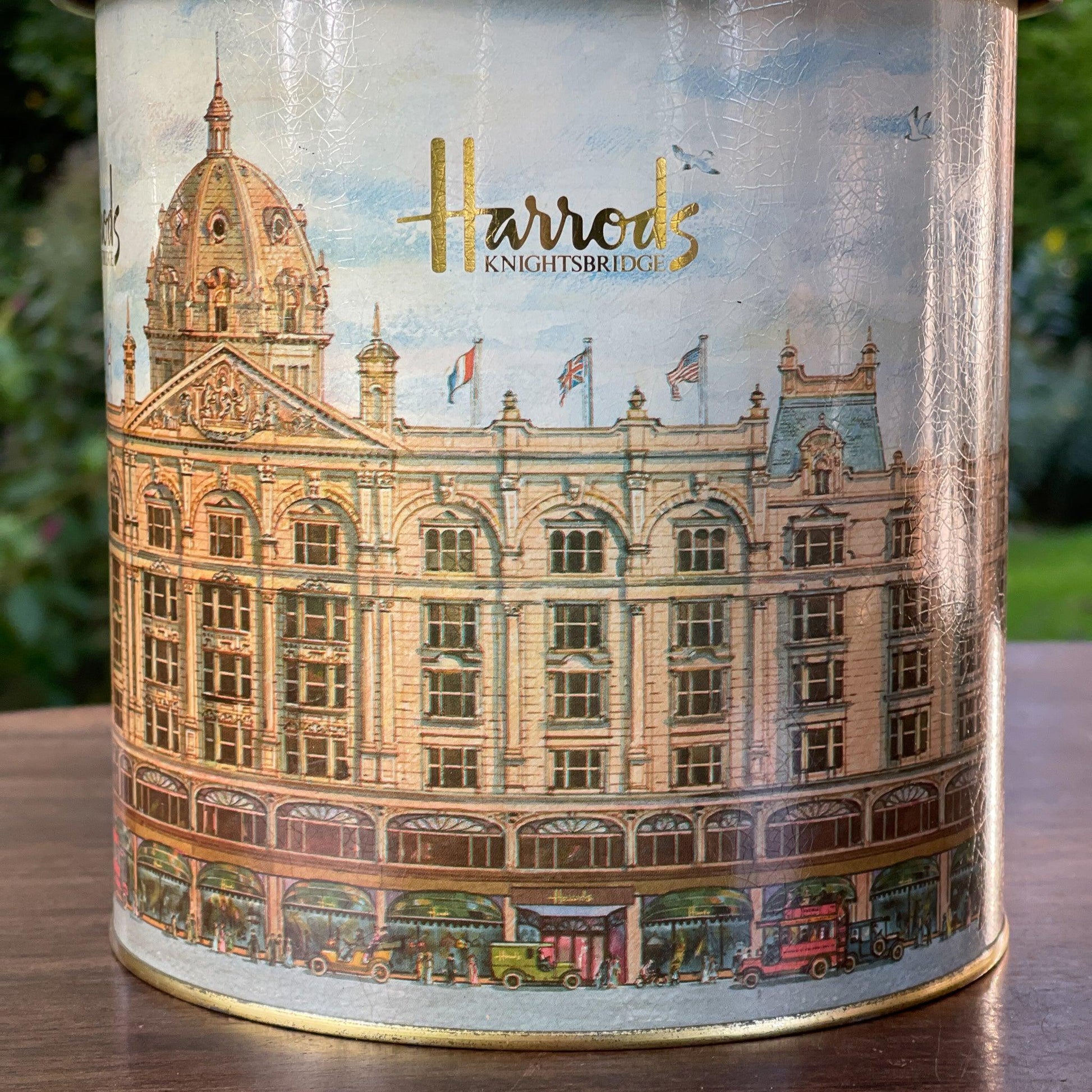 Harrods English Biscuit koekblik - Bamestra Curiosa