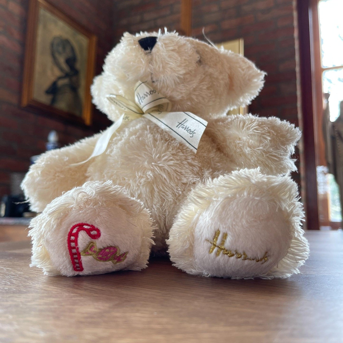 Harrods kerst teddybeer - Bamestra Curiosa