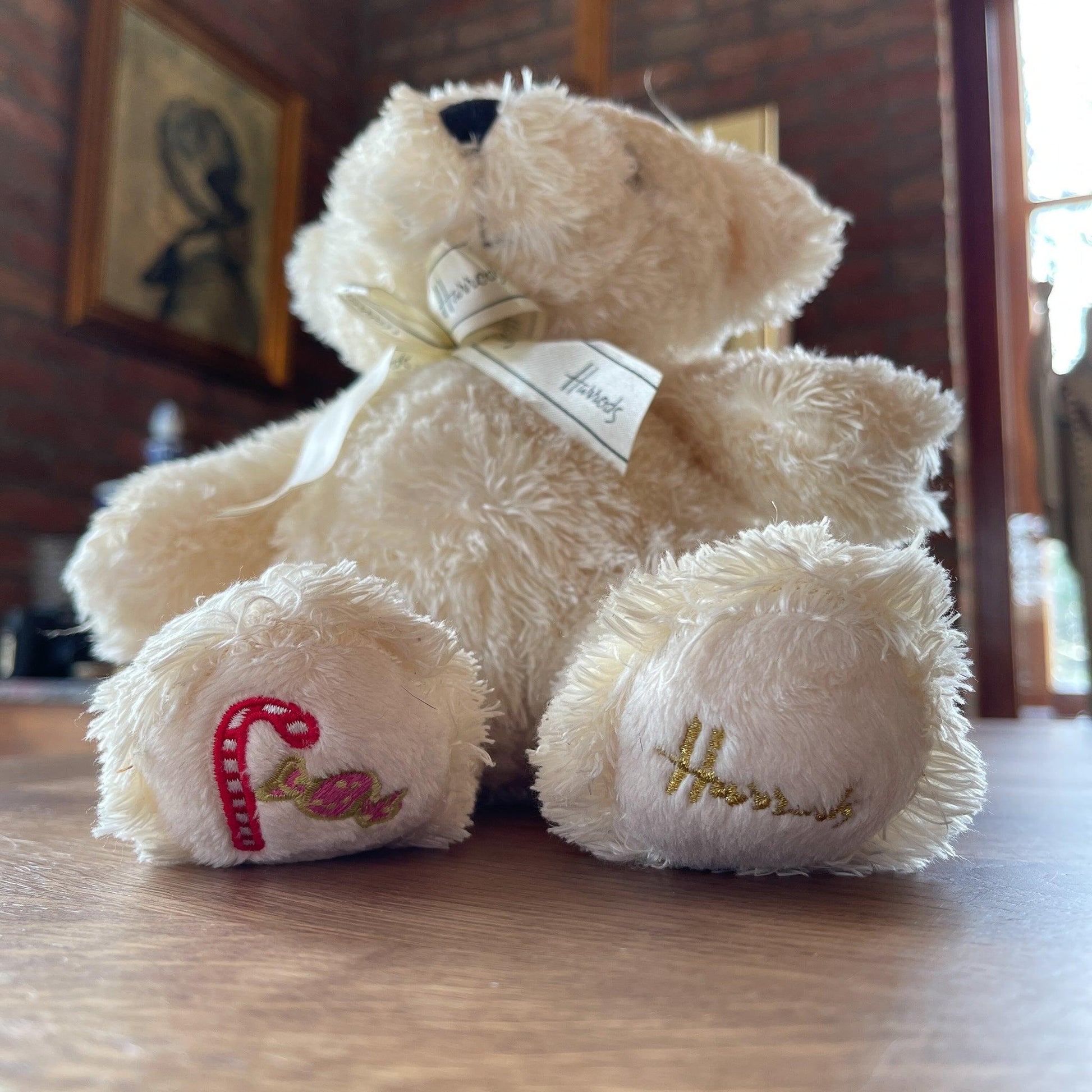 Harrods kerst teddybeer - Bamestra Curiosa