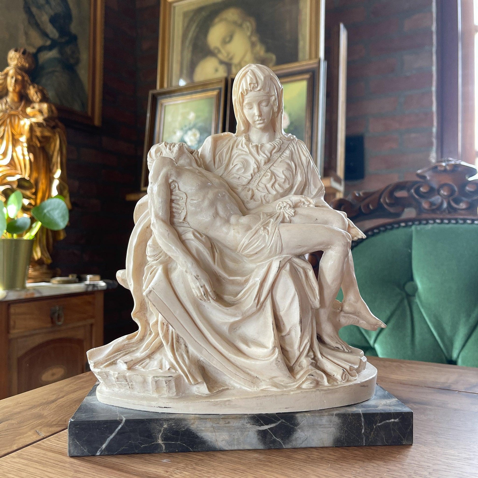 Heiligenbeeld van Santini Michelangelo La Pieta - Bamestra Curiosa