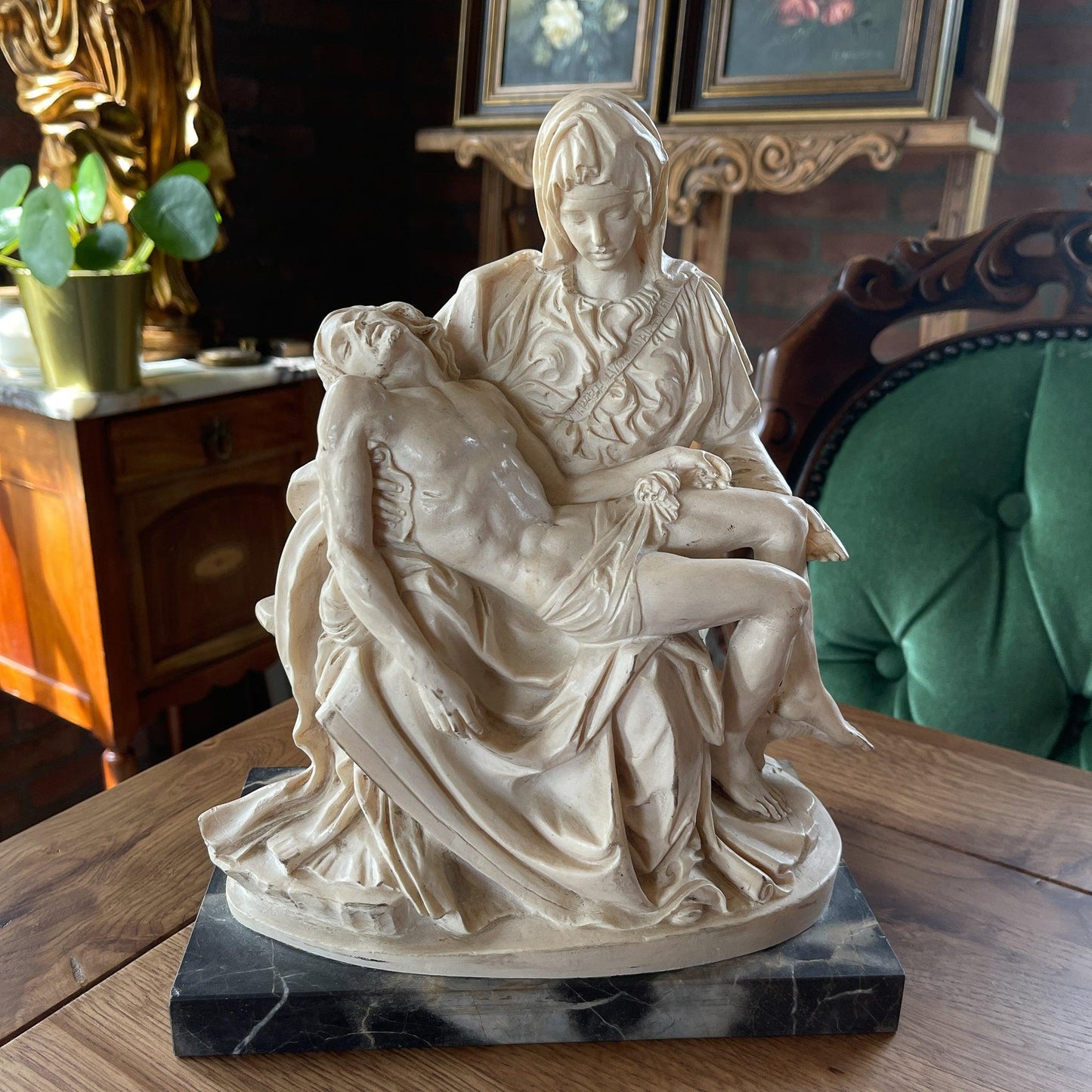 Heiligenbeeld van Santini Michelangelo La Pieta - Bamestra Curiosa