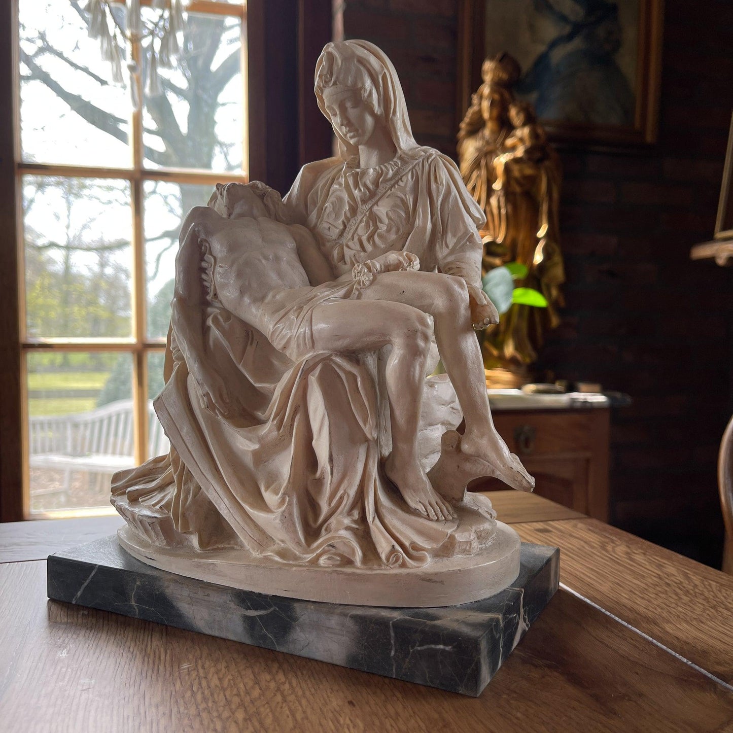 Heiligenbeeld van Santini Michelangelo La Pieta - Bamestra Curiosa