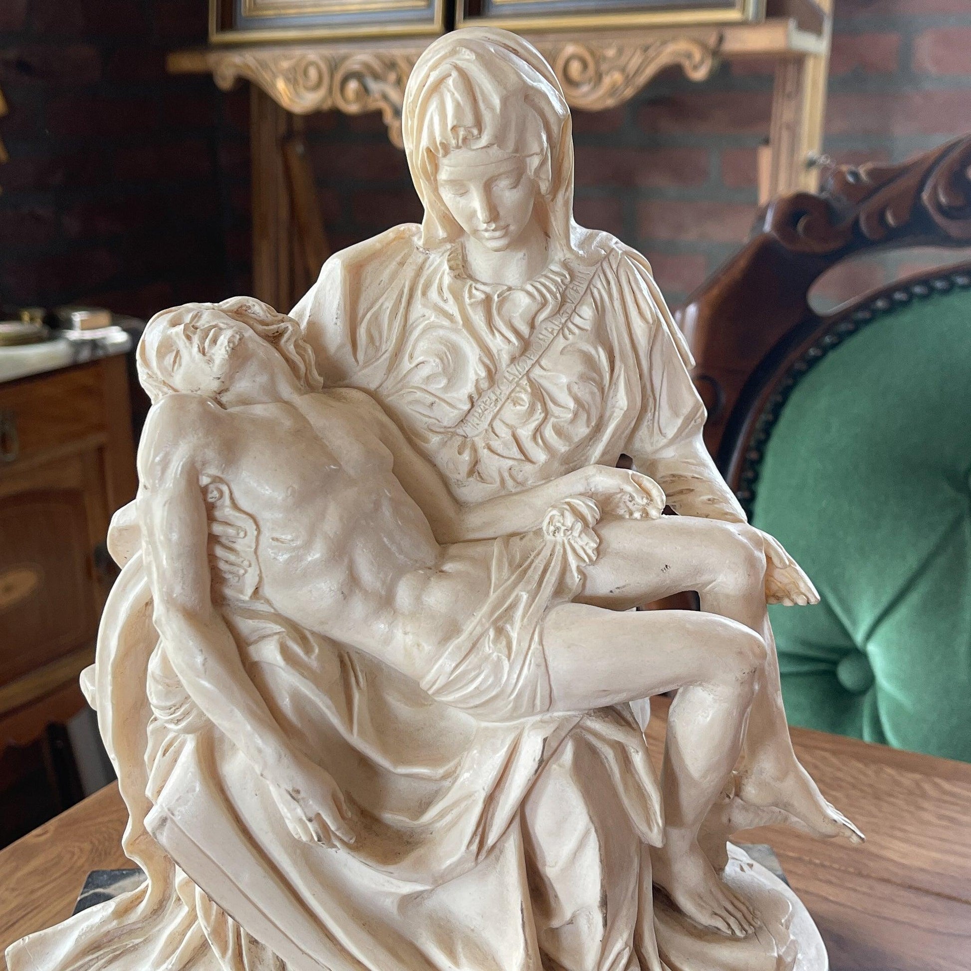 Heiligenbeeld van Santini Michelangelo La Pieta - Bamestra Curiosa