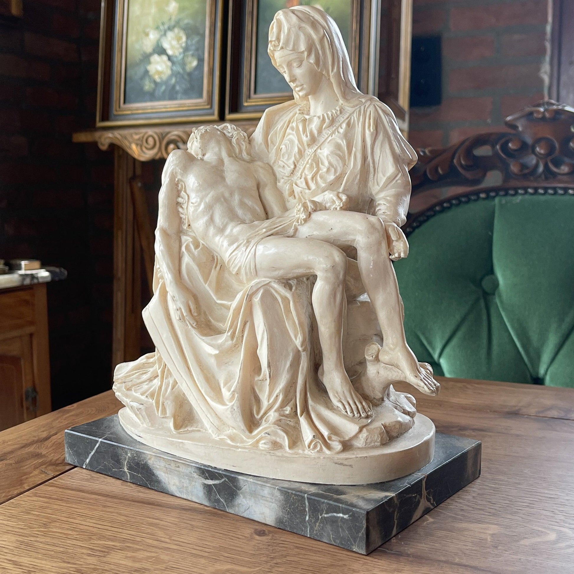 Heiligenbeeld van Santini Michelangelo La Pieta - Bamestra Curiosa