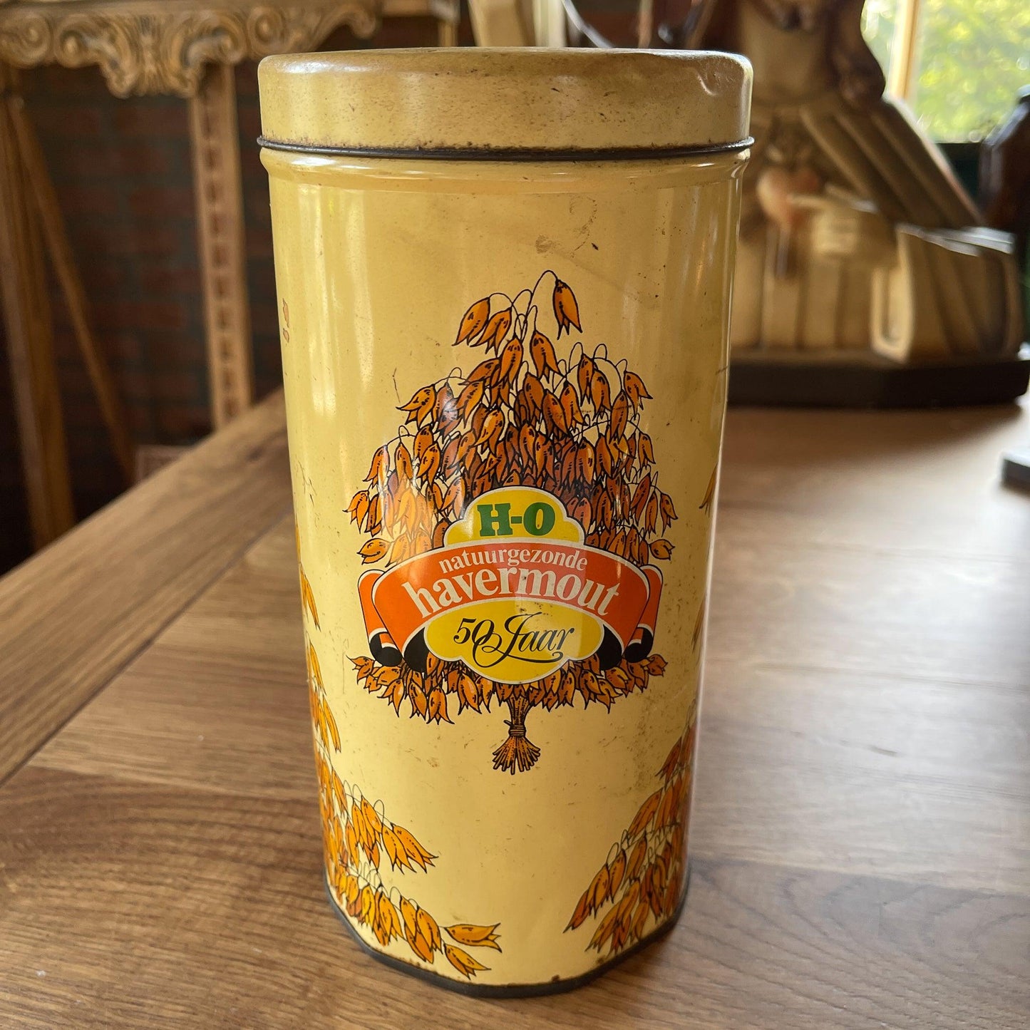 HO H-O blik havermout 50 jaar - Bamestra Curiosa