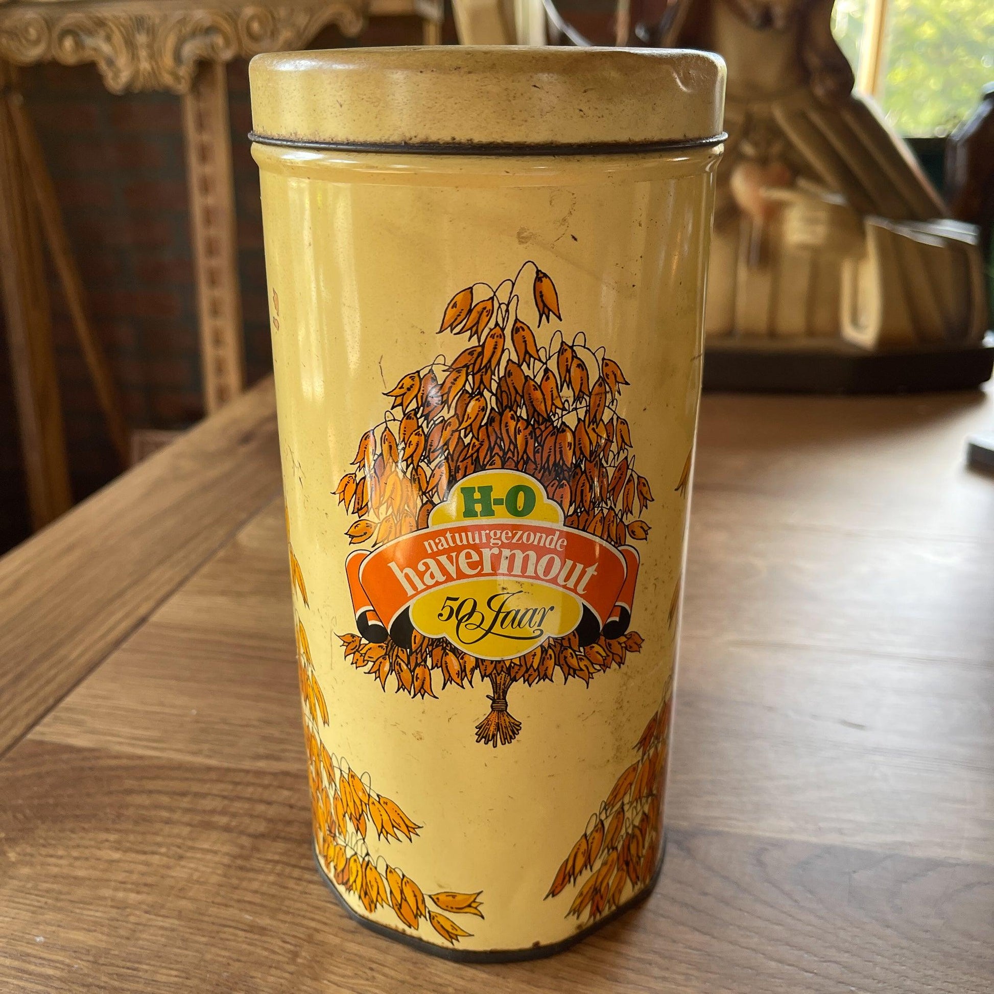 HO H-O blik havermout 50 jaar - Bamestra Curiosa