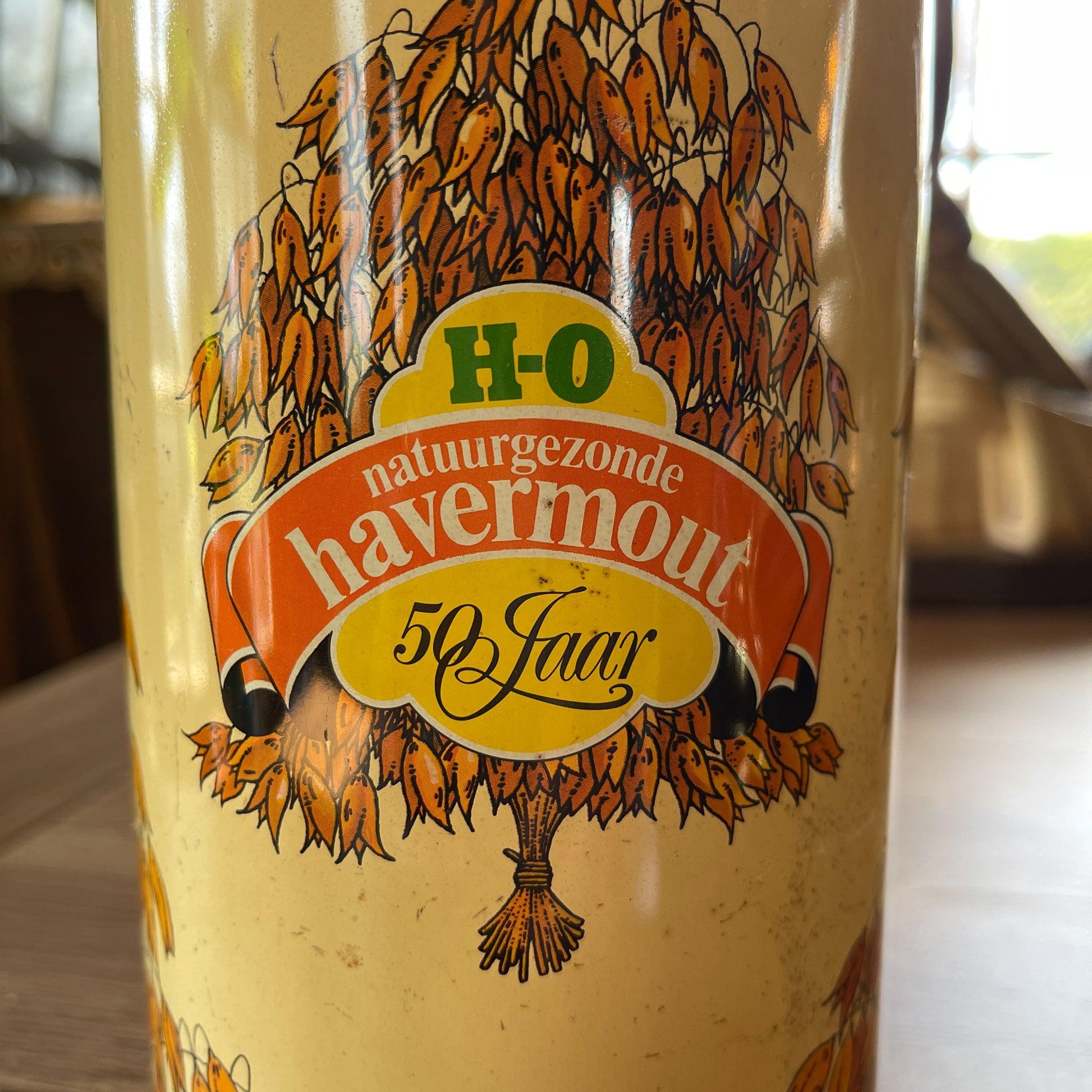 HO H-O blik havermout 50 jaar - Bamestra Curiosa