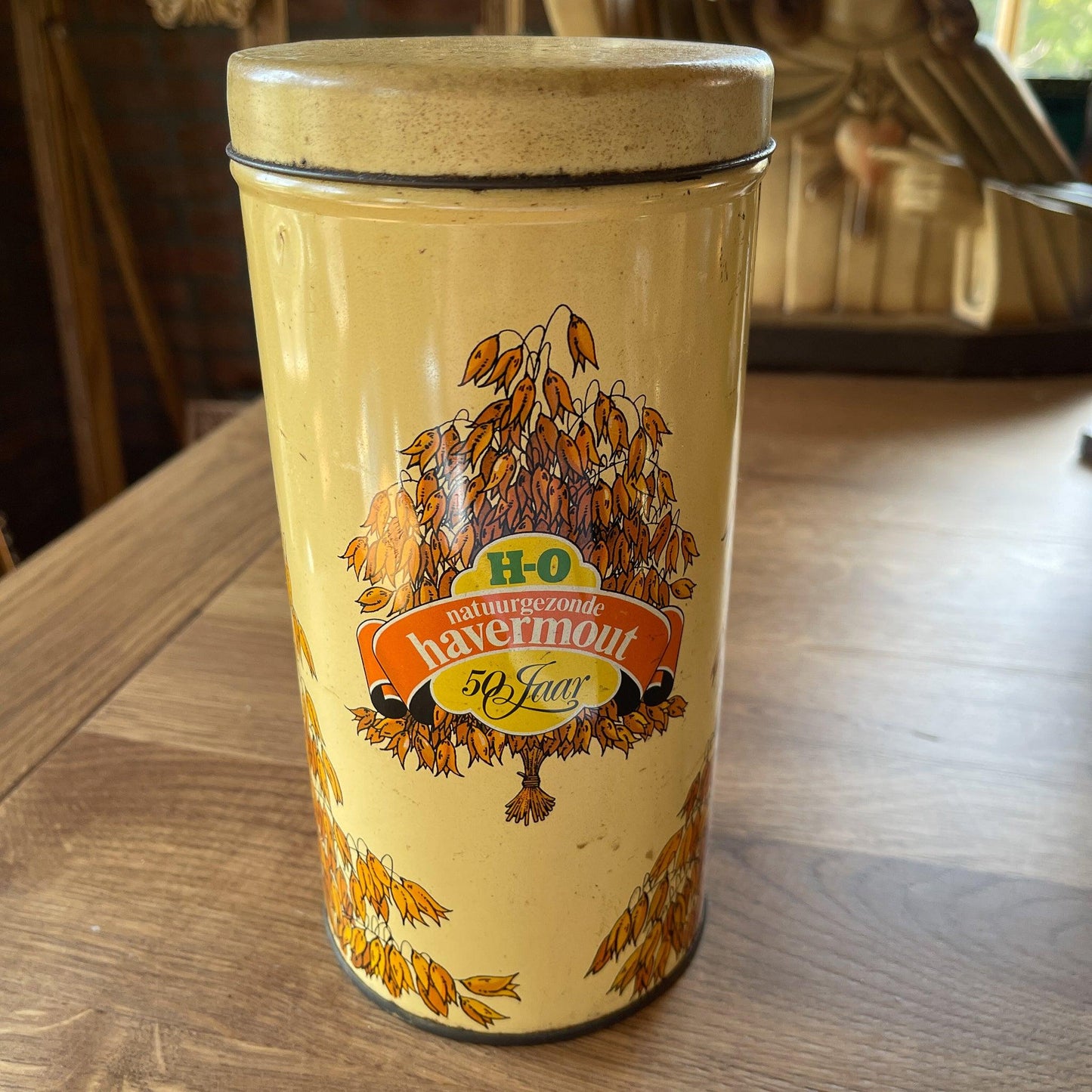 HO H-O blik havermout 50 jaar - Bamestra Curiosa