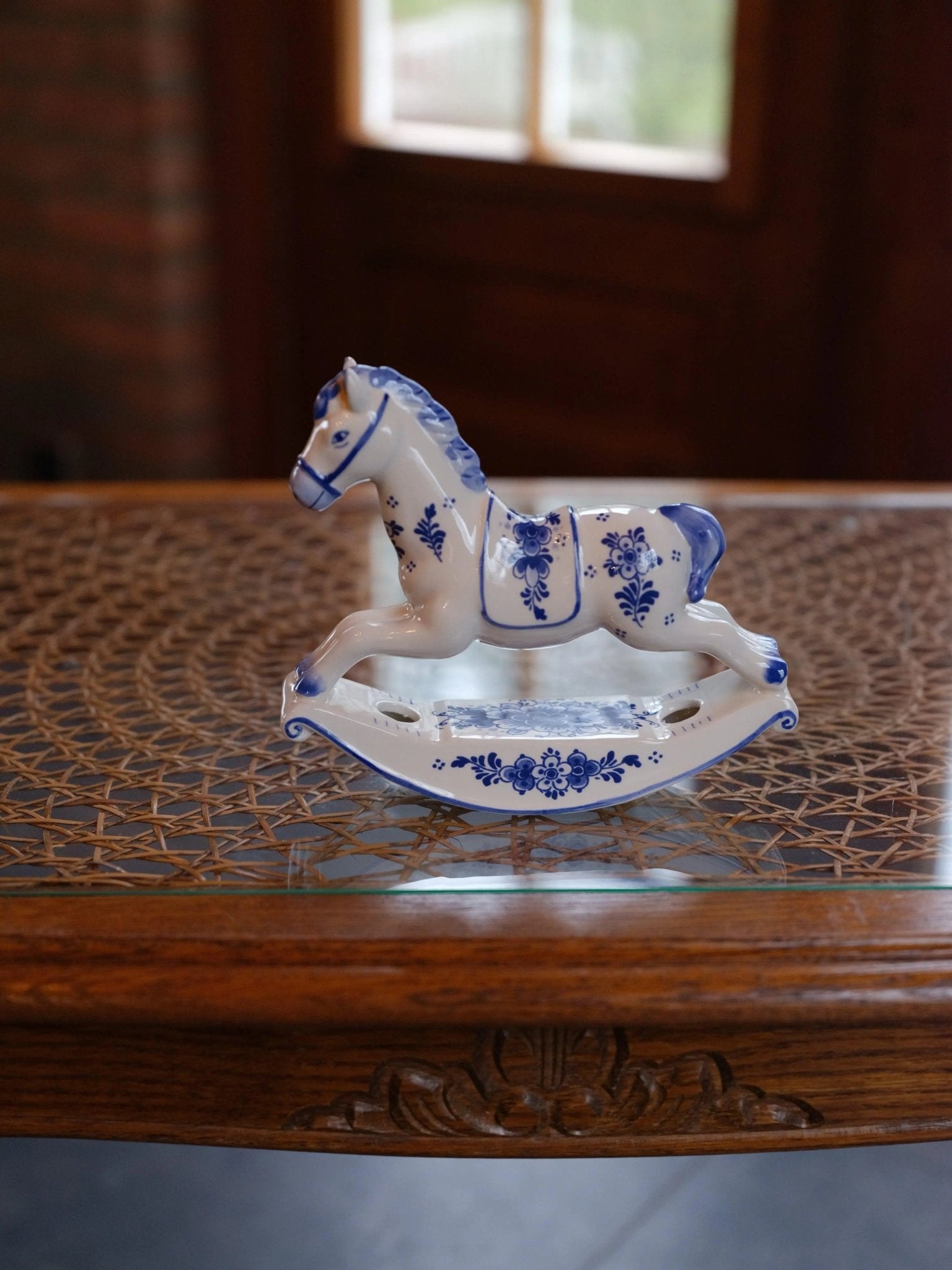 Hobbelpaard Delfts blauw - The Collectionist