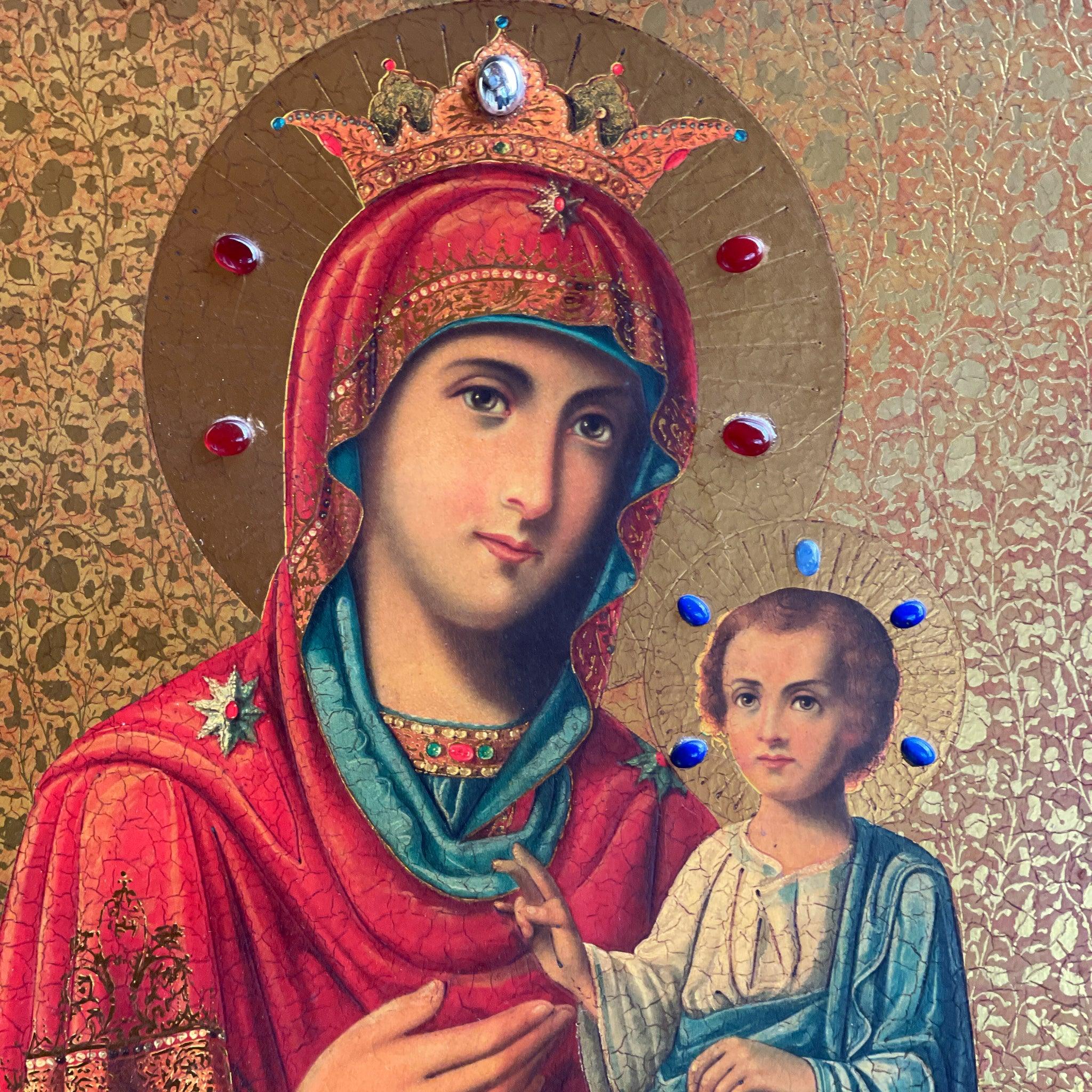 Icoon van de Maagd Sveta Bogoritza Theotocos - The Collectionist