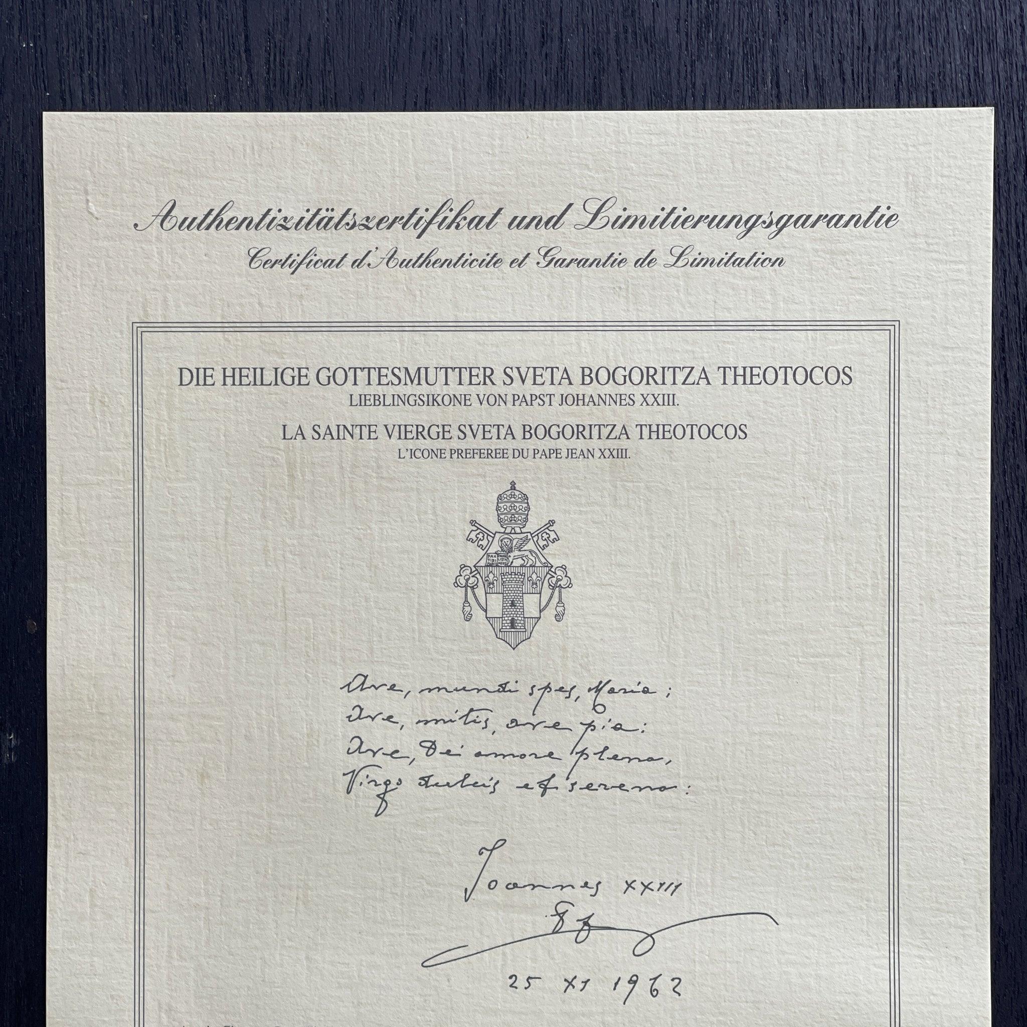 Icoon van de Maagd Sveta Bogoritza Theotocos - The Collectionist