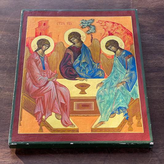 Icoon van de oudtestamentische Drievuldigheid - Bamestra Curiosa