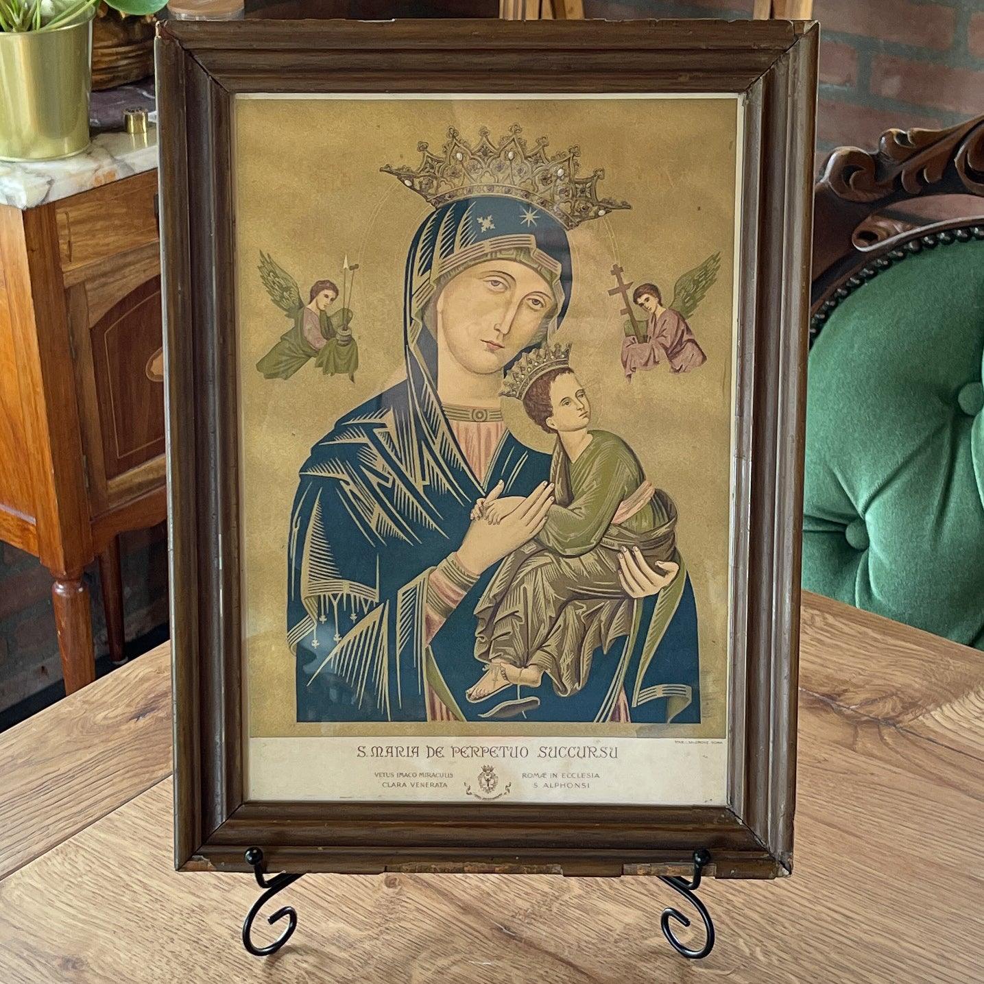 Ikoon in oude lijst - Bamestra Curiosa