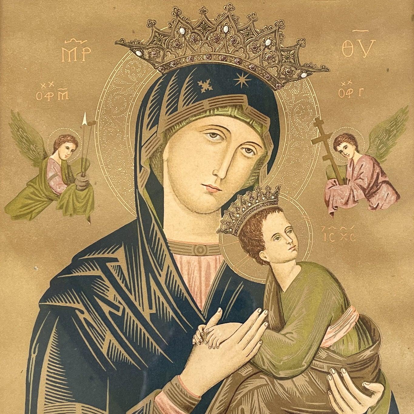 Ikoon in oude lijst - Bamestra Curiosa