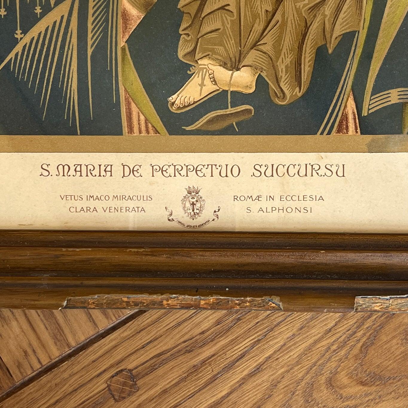 Ikoon in oude lijst - Bamestra Curiosa