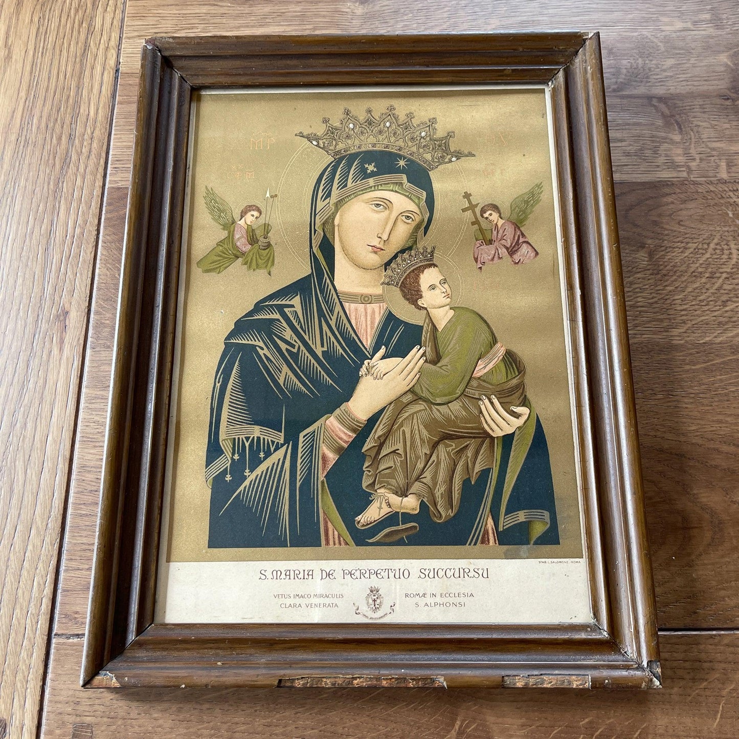 Ikoon in oude lijst - Bamestra Curiosa